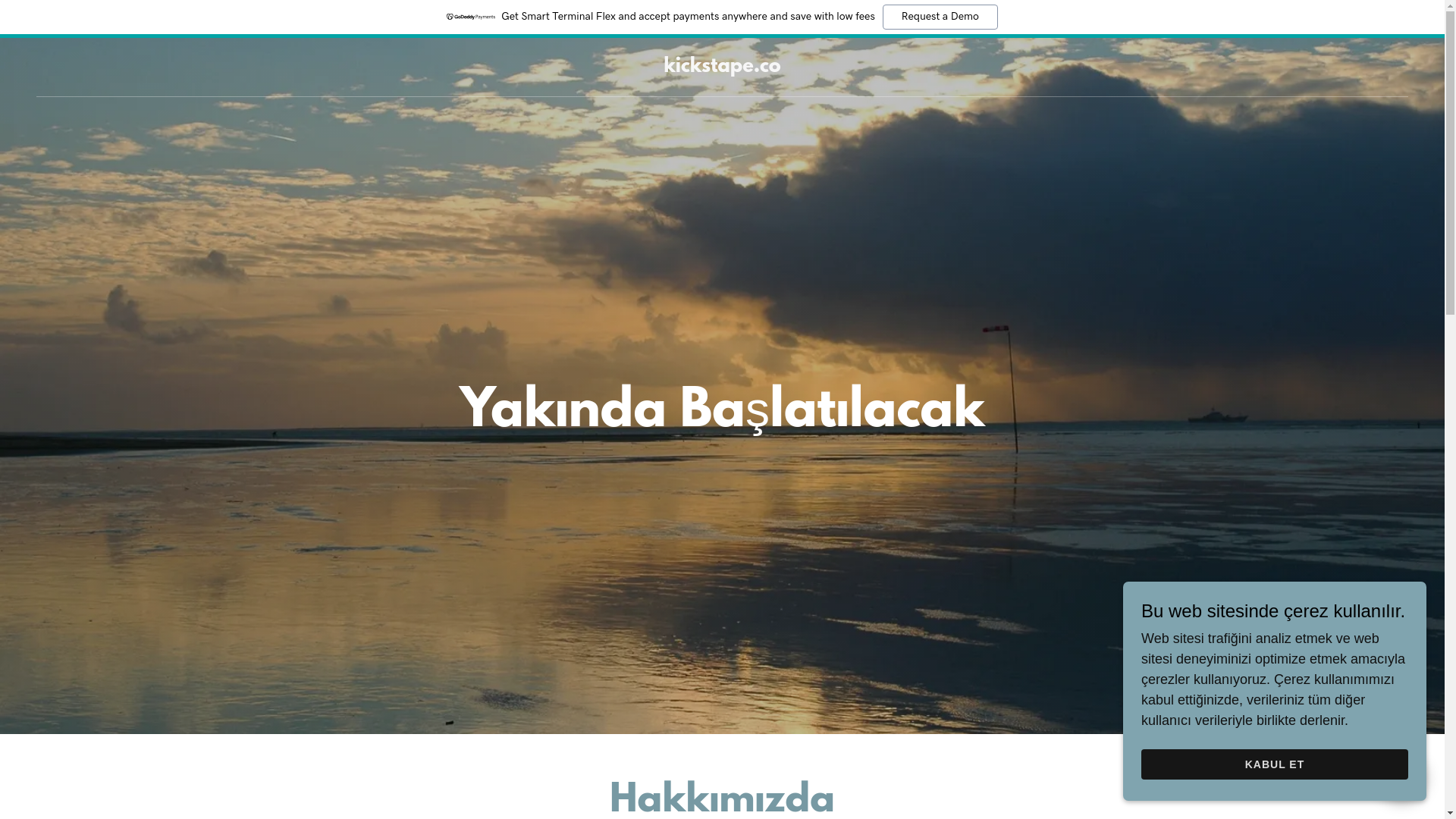 website screenshot of https://kickstape.co/