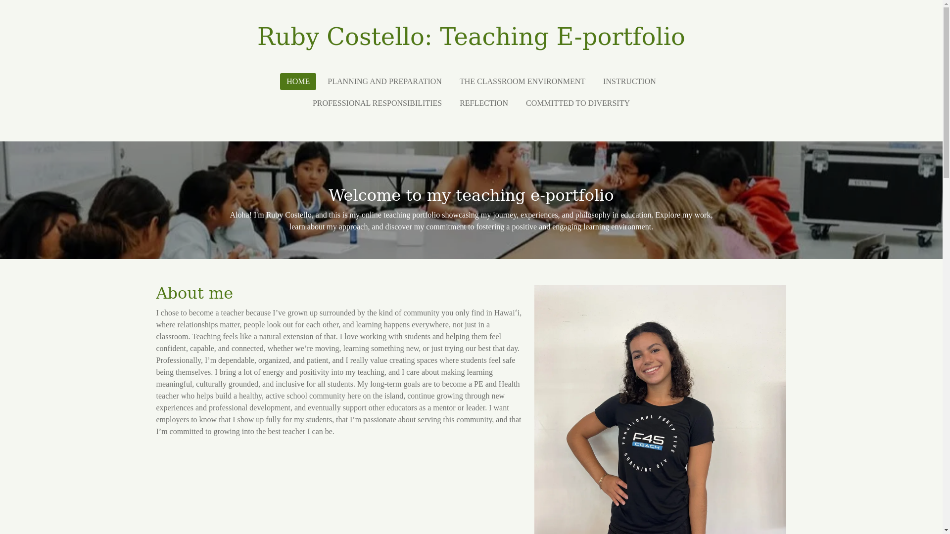 website screenshot of https://ruby-costello-teaching-e-portfolio.com/