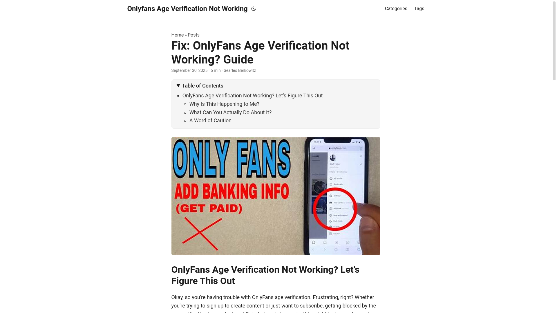website screenshot of https://onlyfans-age-verification-not-working.pages.dev/
