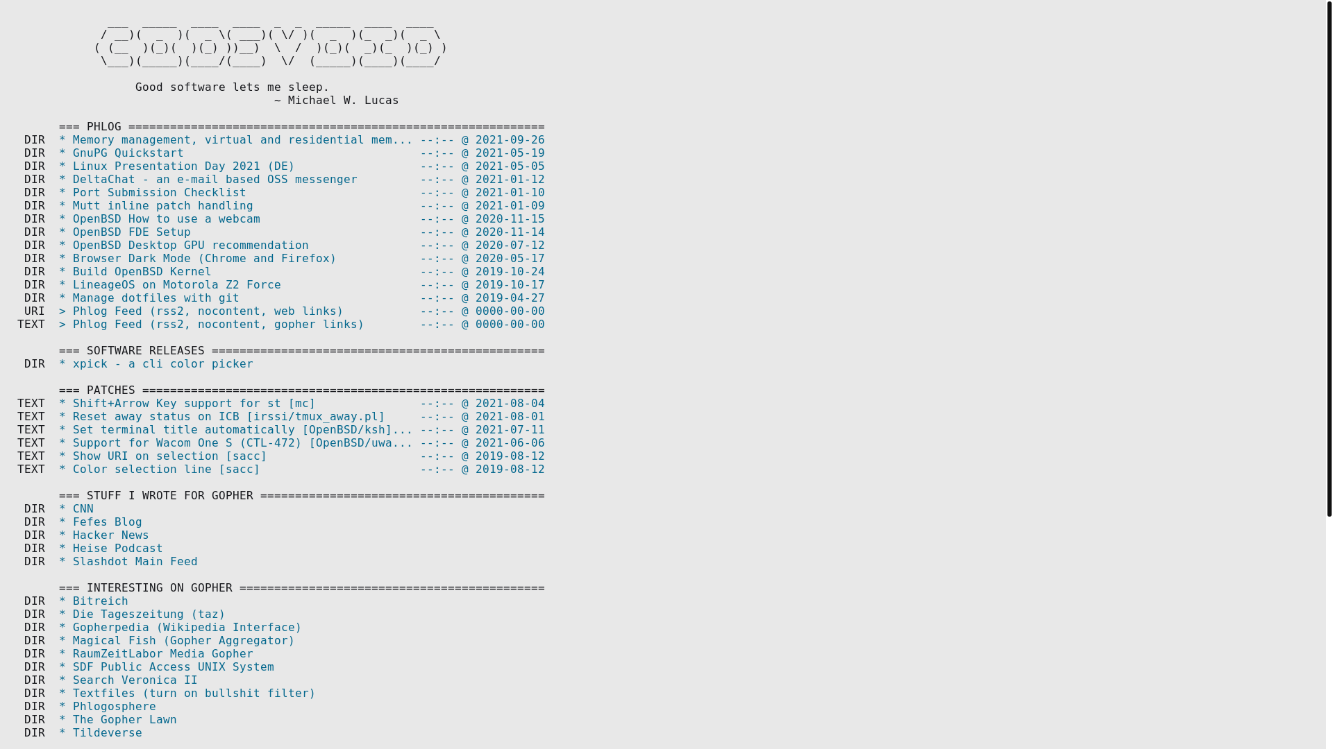 website screenshot of https://codevoid.de/