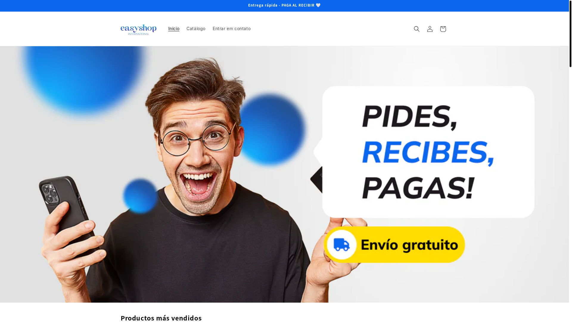 website screenshot of https://easyshop-international.com/