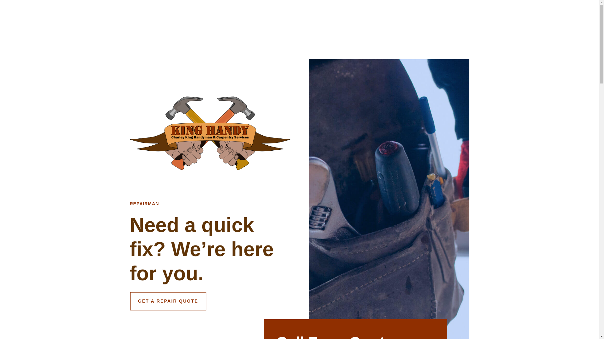 website screenshot of https://kinghandy.co.uk/