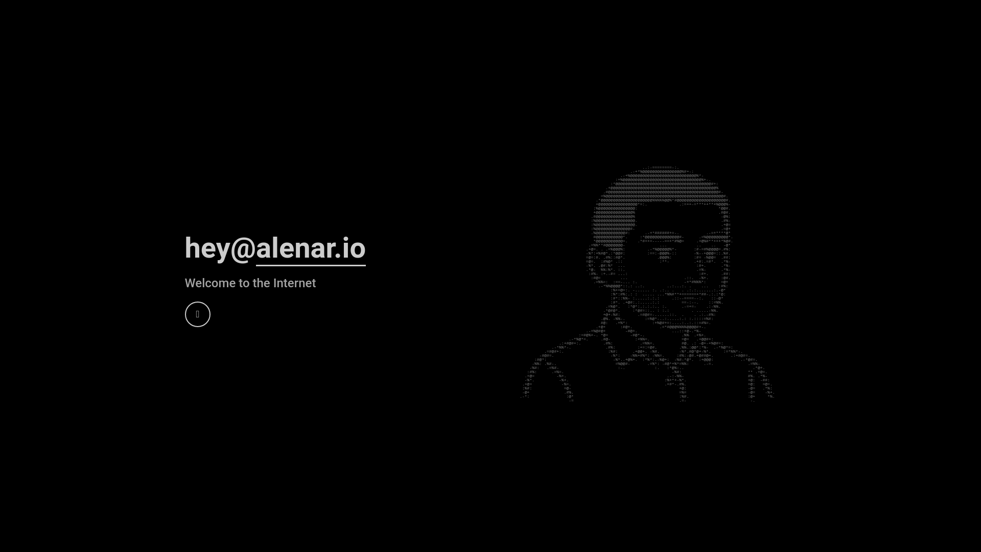 website screenshot of https://alenar.io/