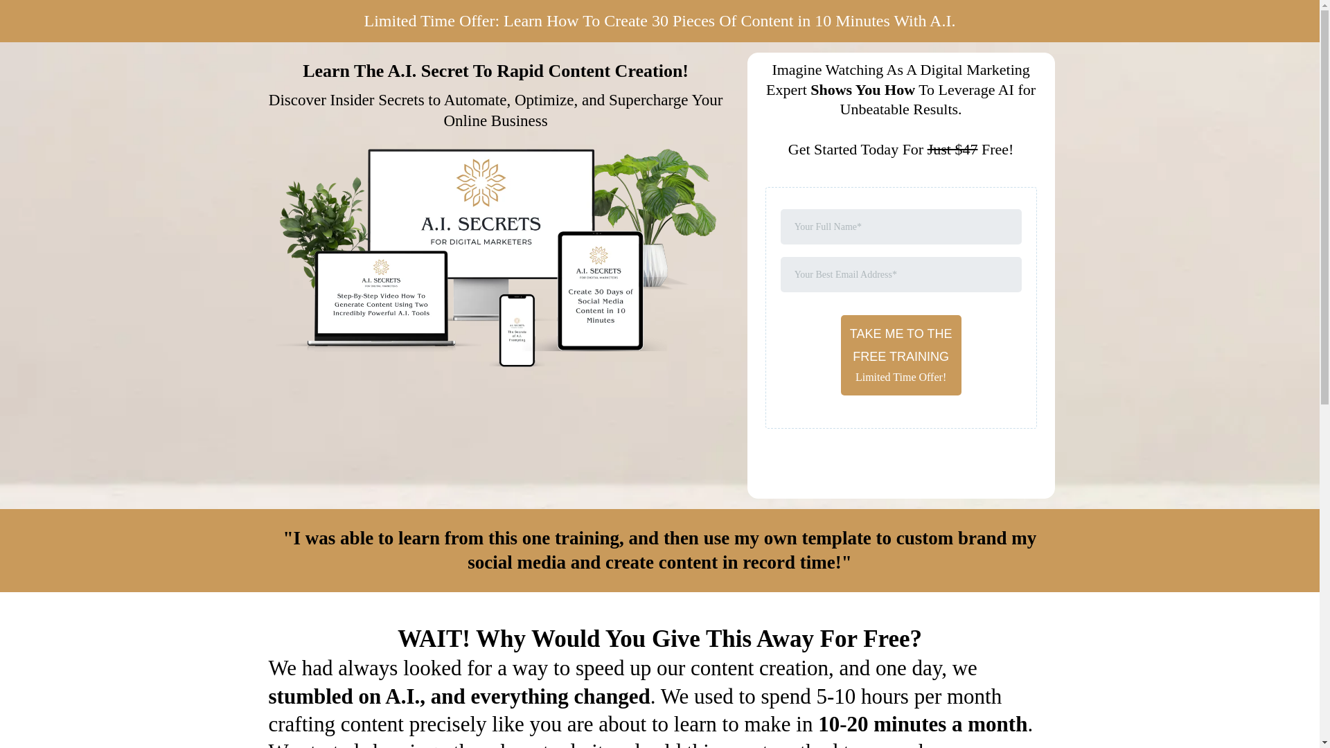 website screenshot of https://leahhaile.ai/