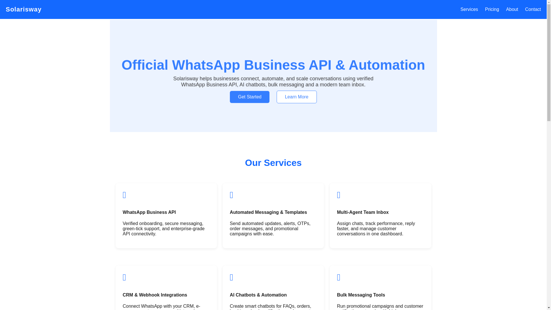 website screenshot of https://solarisway.site/