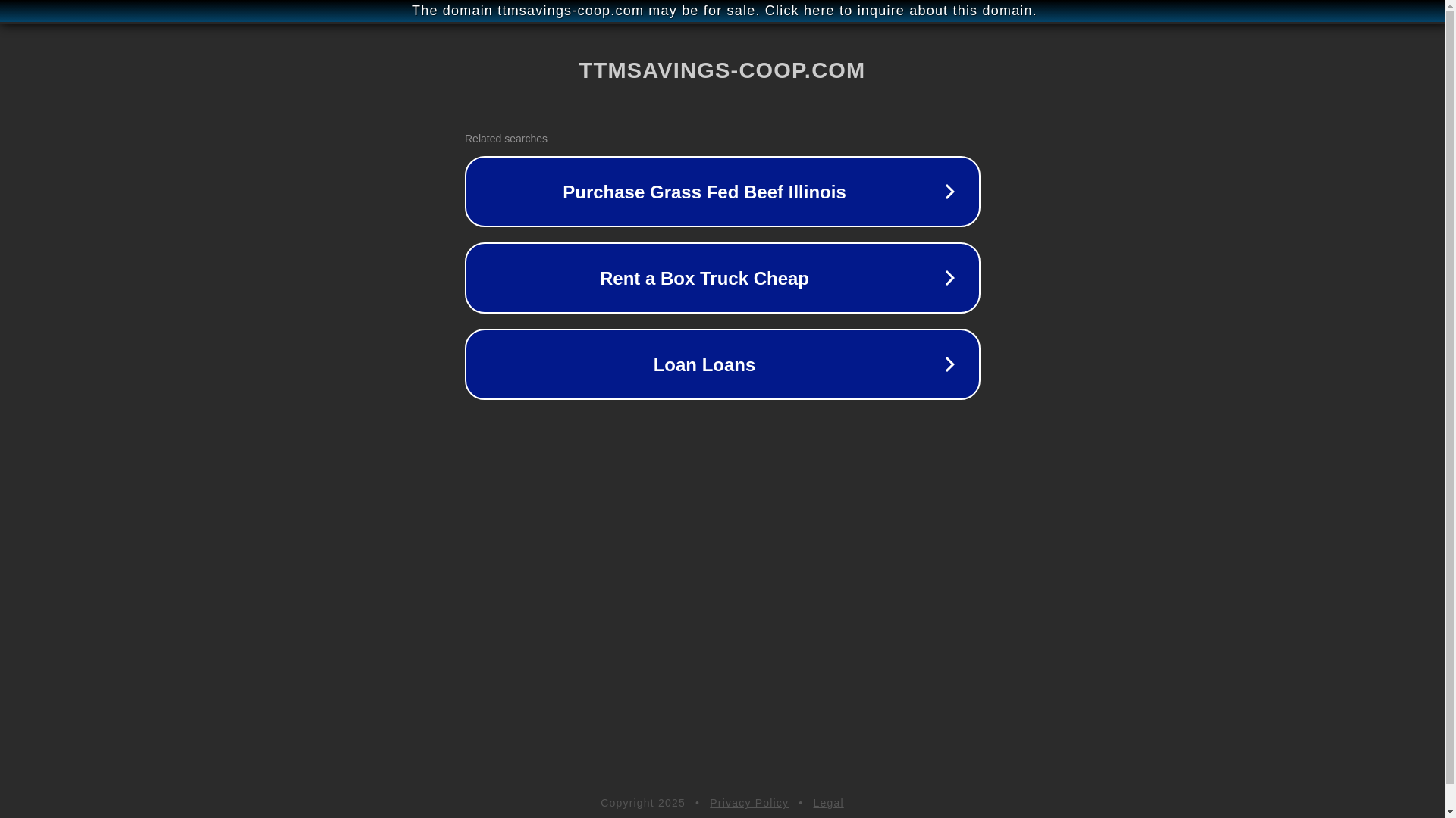 website screenshot of https://ttmsavings-coop.com/