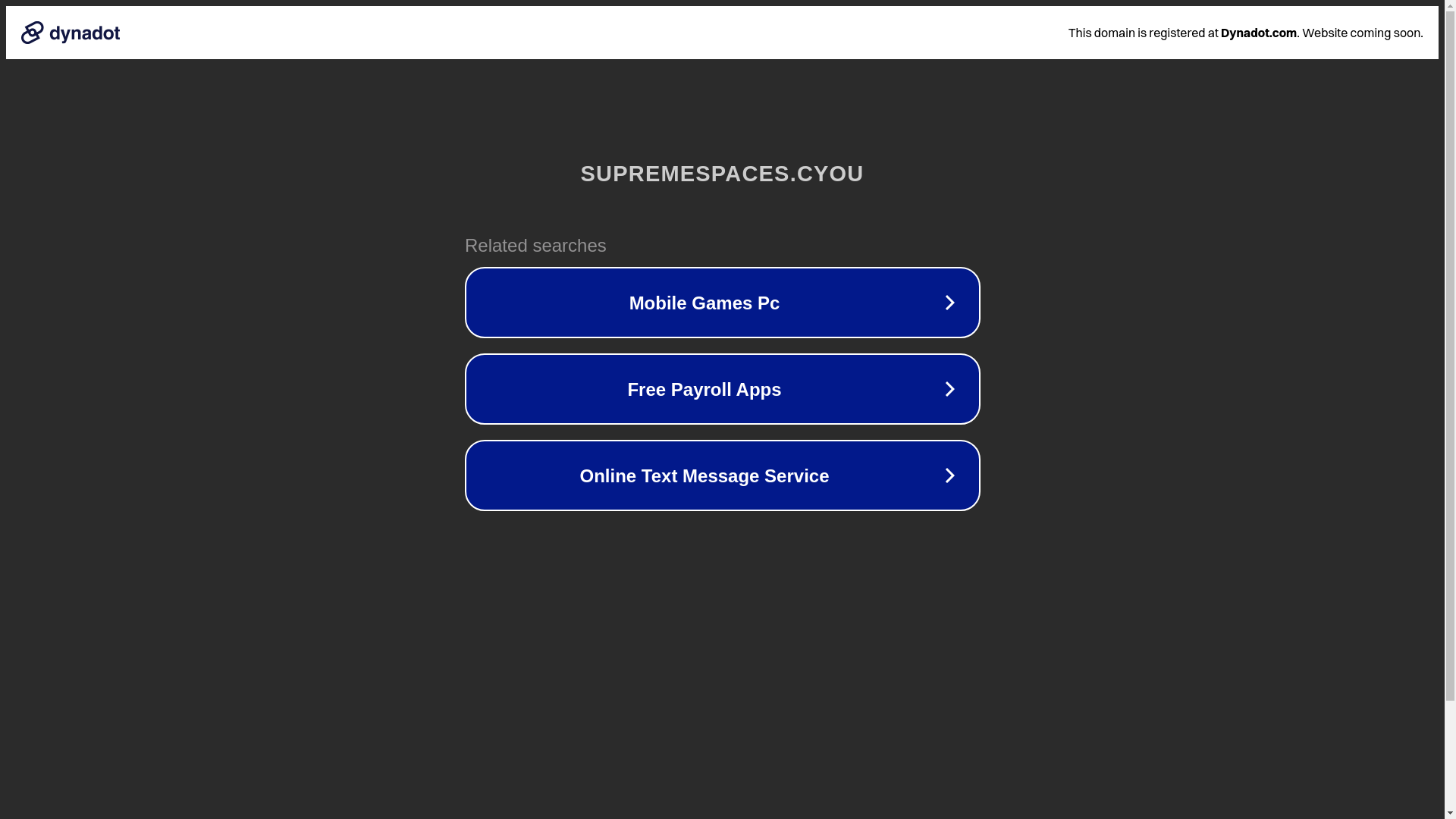 website screenshot of https://supremespaces.cyou/