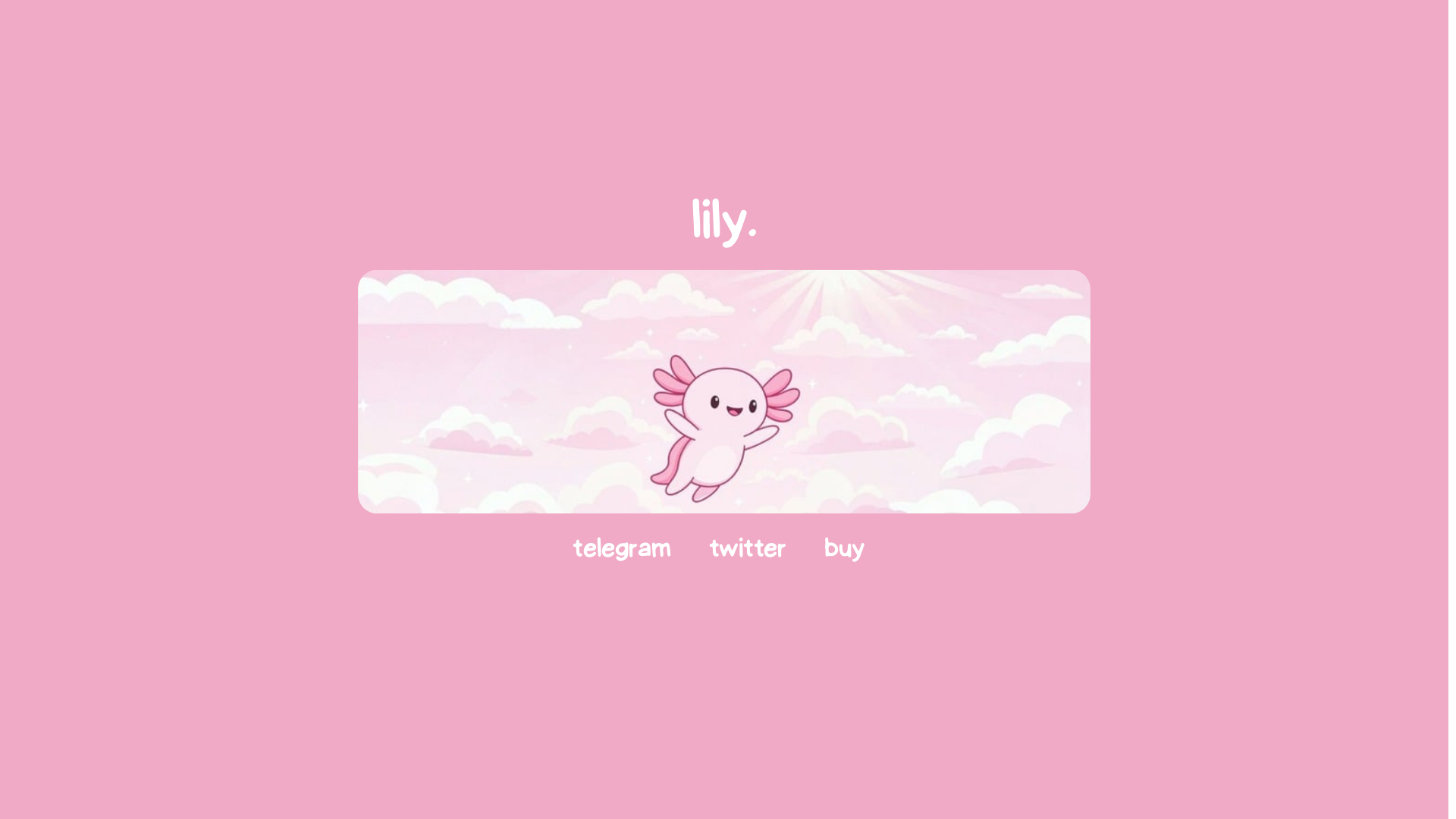 website screenshot of https://cutielily.xyz/