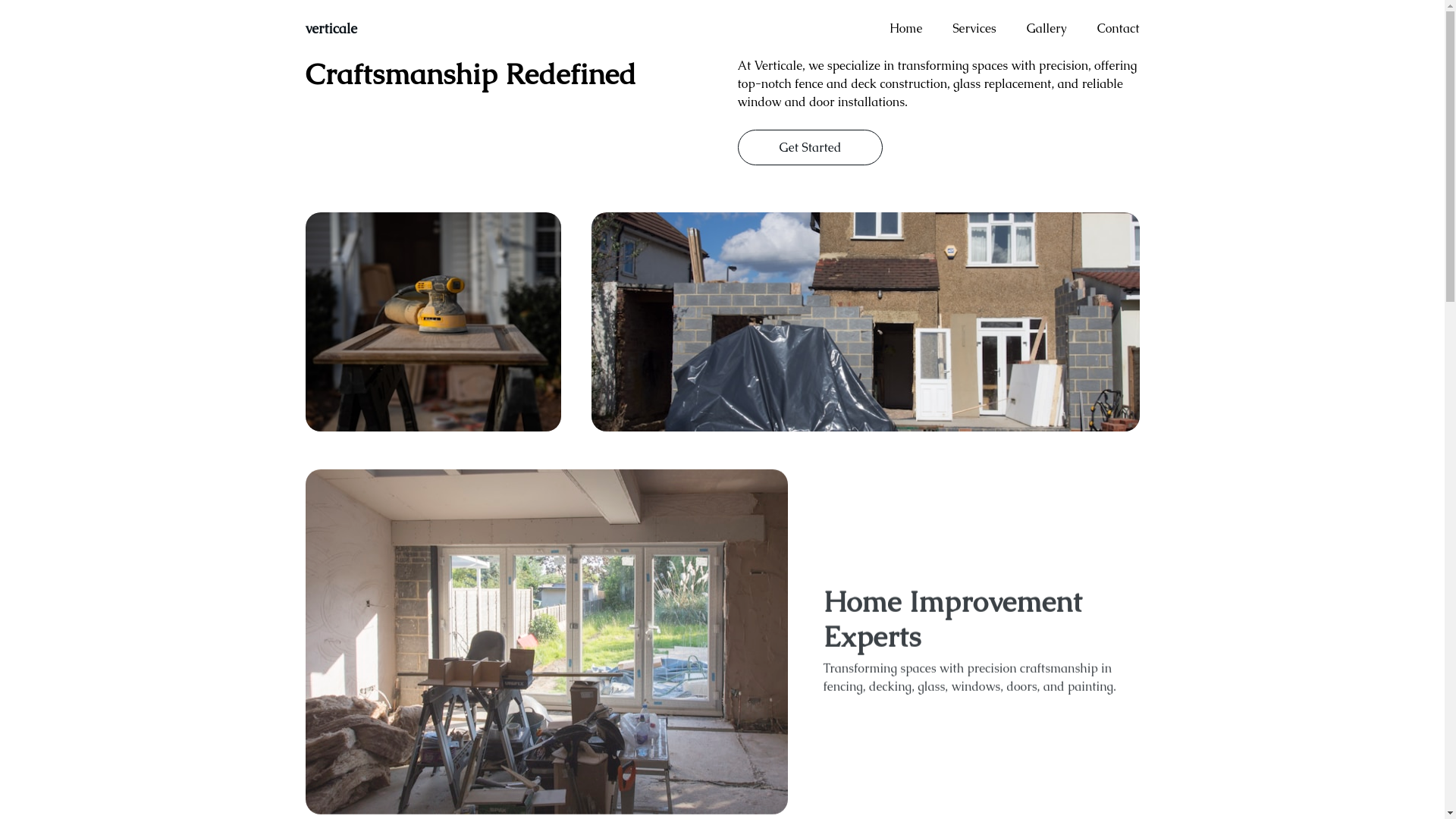 website screenshot of https://verticale.in/
