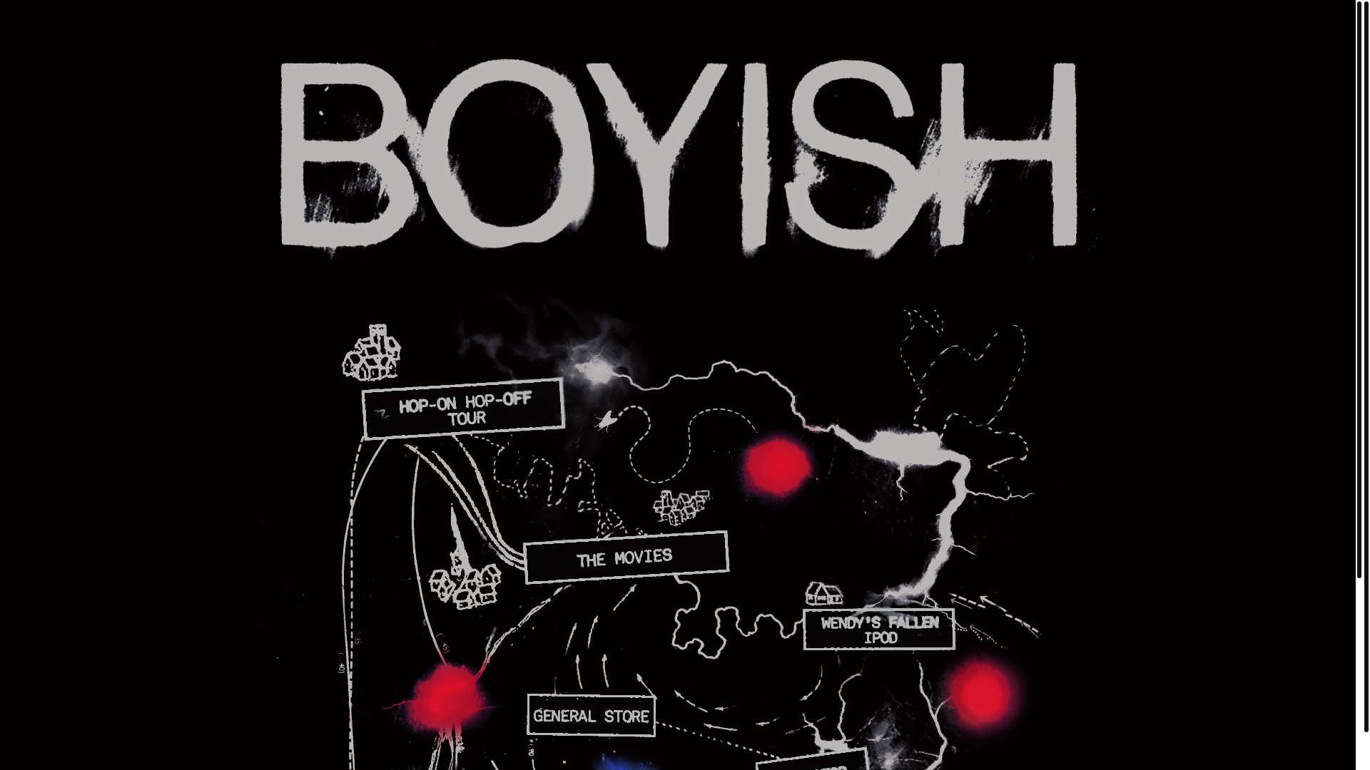 website screenshot of https://boyish.pages.dev/