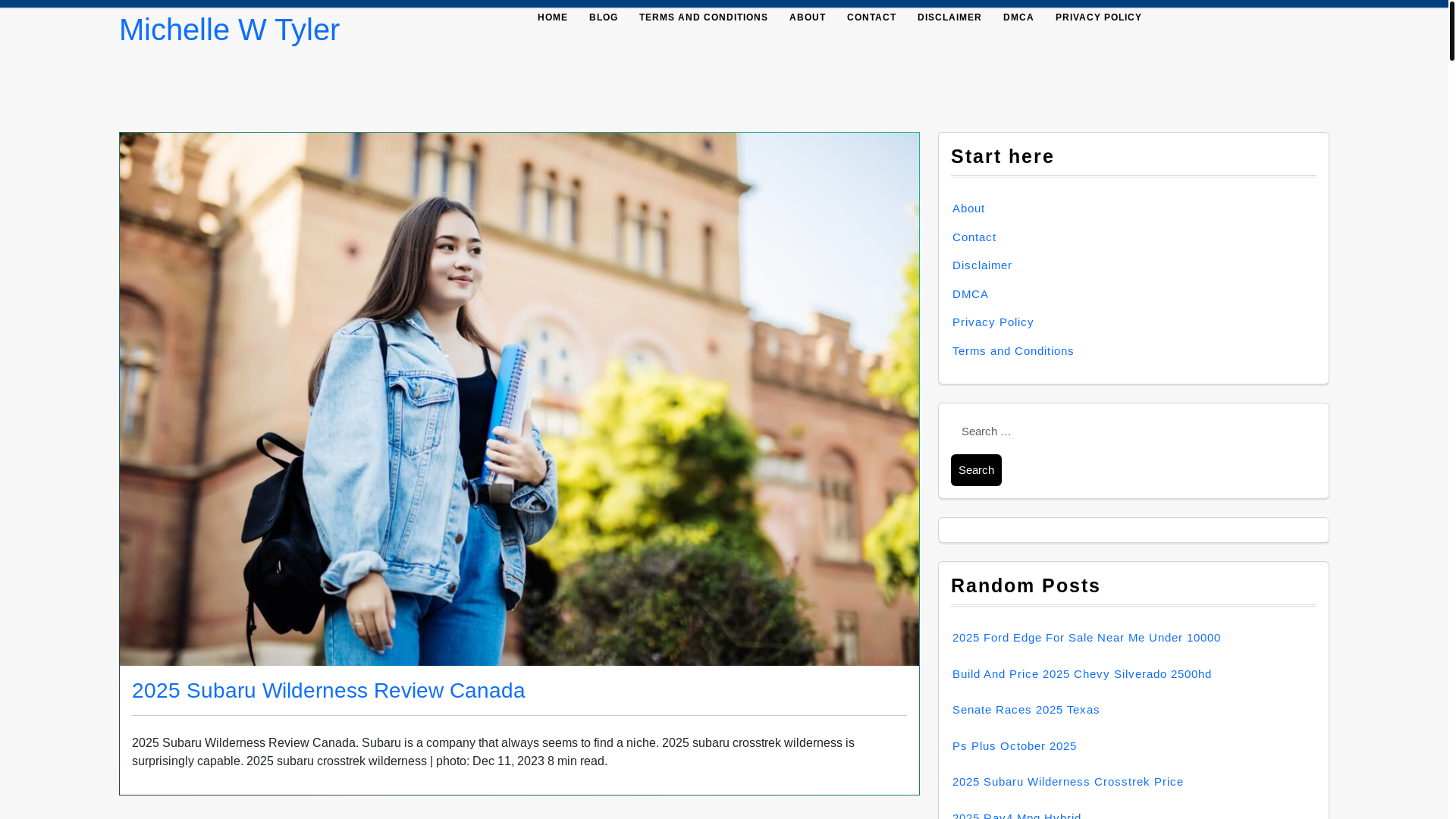 website screenshot of https://michellewtylert.pages.dev/