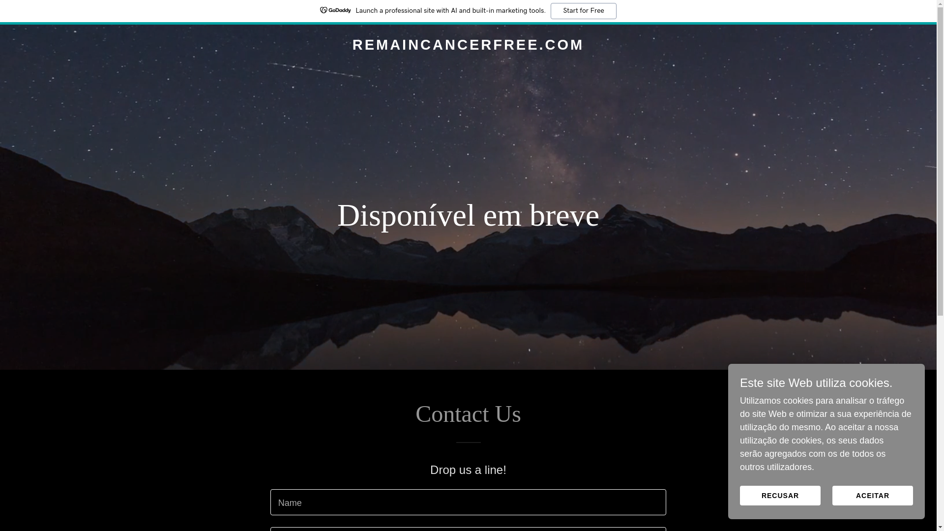 website screenshot of https://remaincancerfree.com/