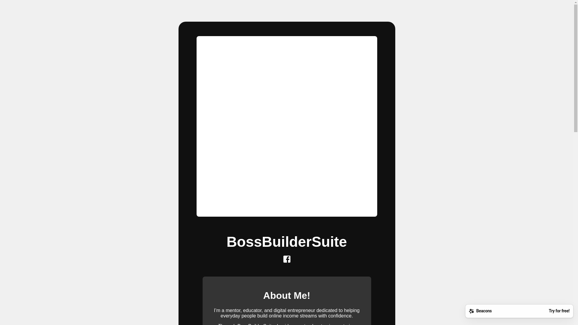 website screenshot of https://bossbuildersuite.com/