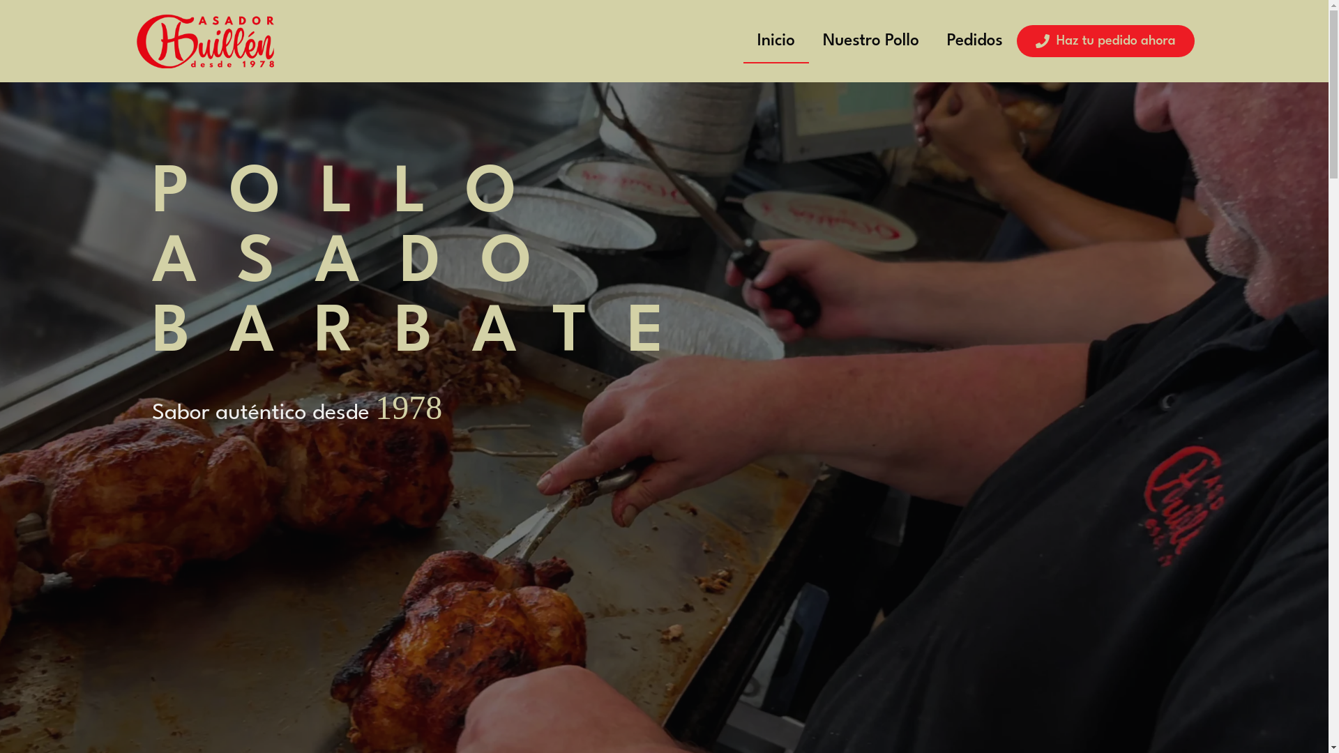 website screenshot of https://asadorguillen.es/