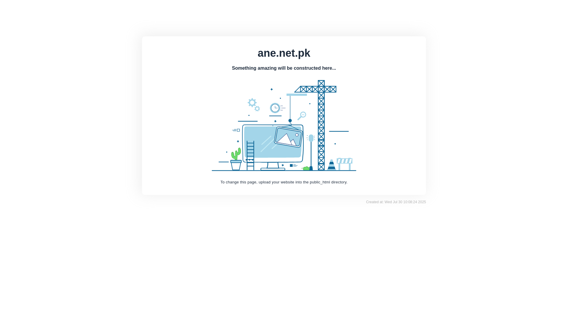 website screenshot of https://ane.net.pk/