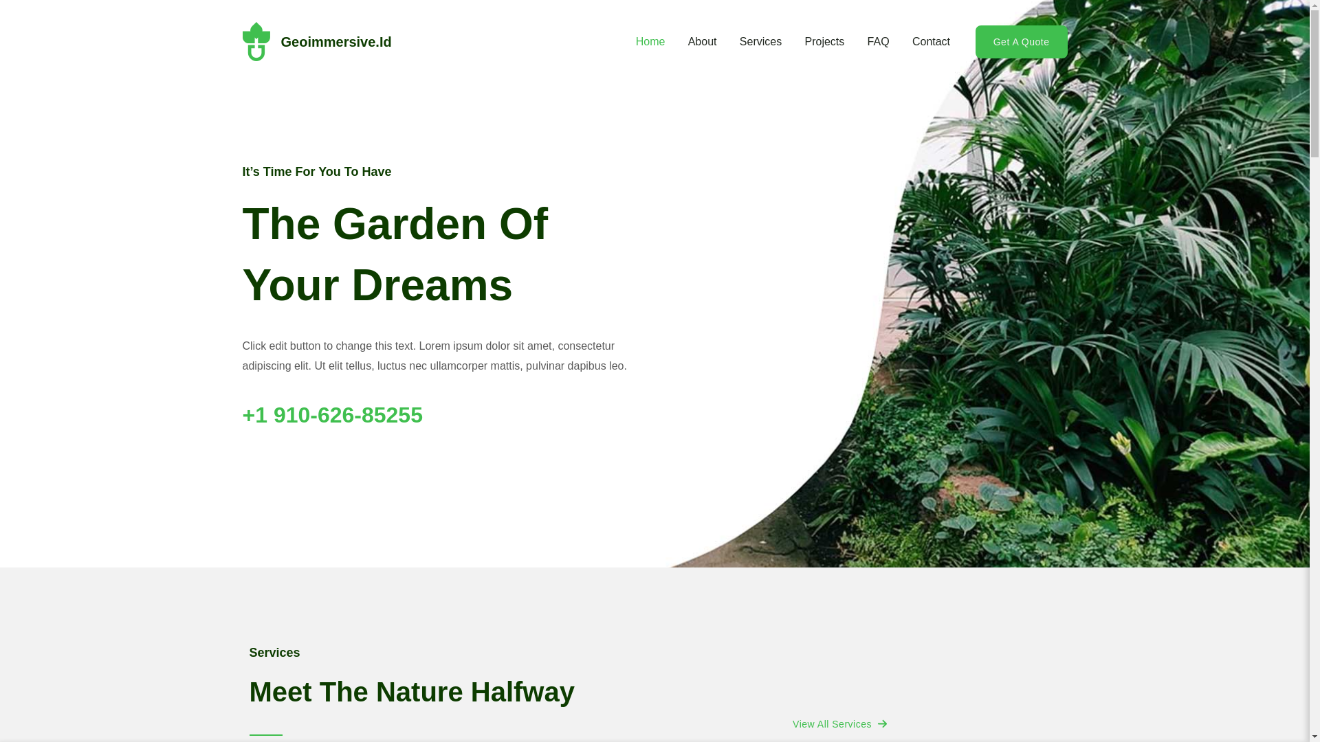 website screenshot of https://geoimmersive.id/
