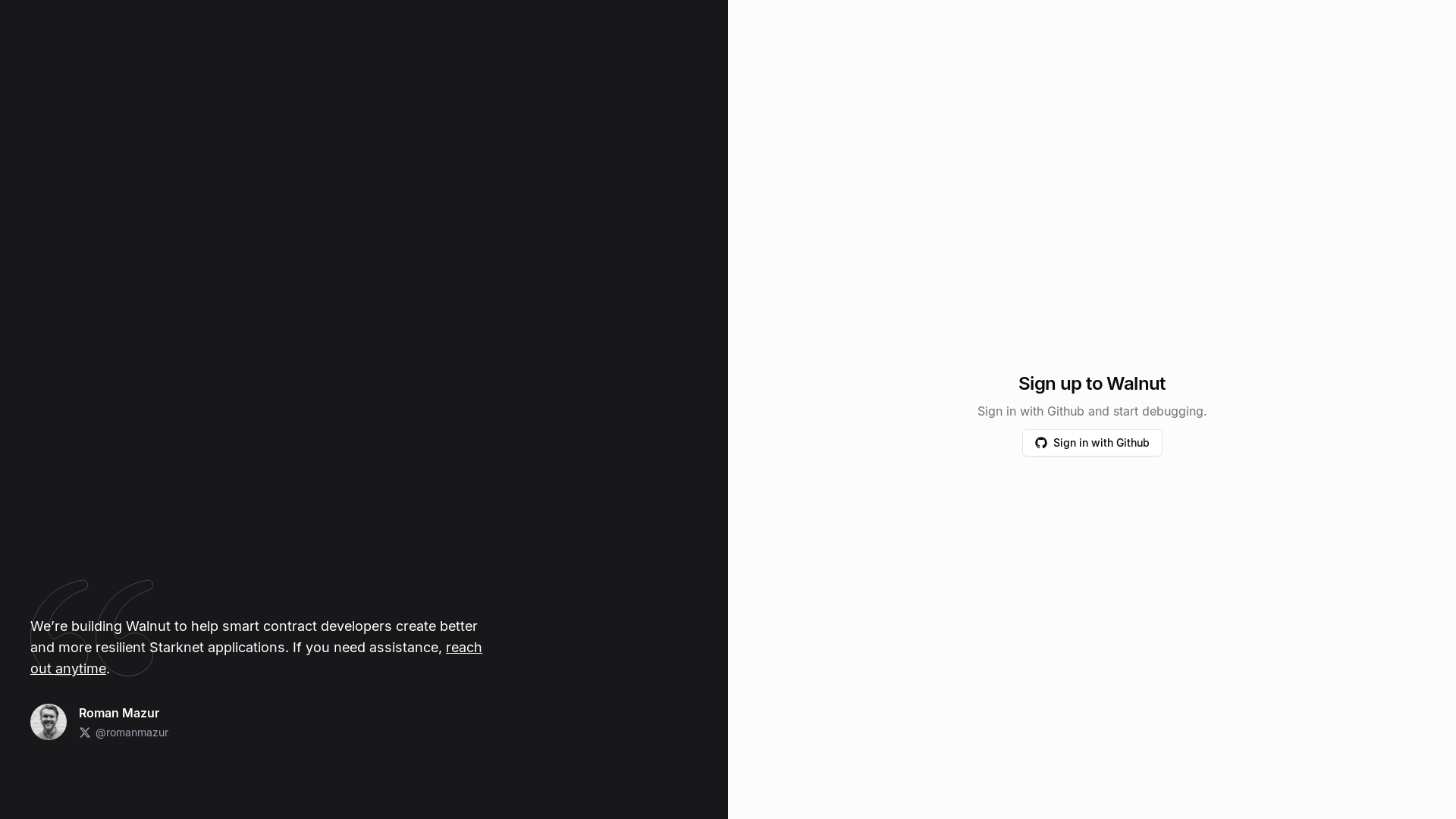 website screenshot of https://walnut-webapp.pages.dev/