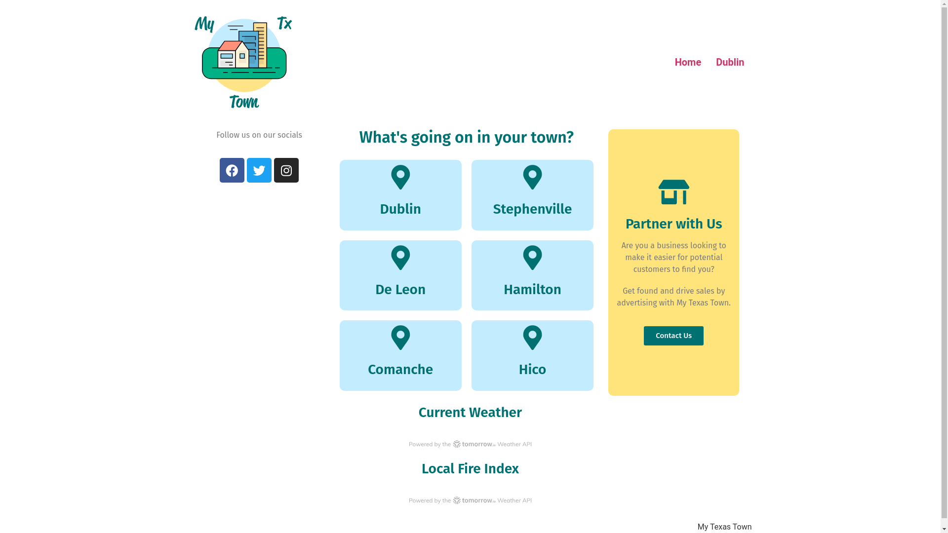 website screenshot of https://mytexastown-static.pages.dev/