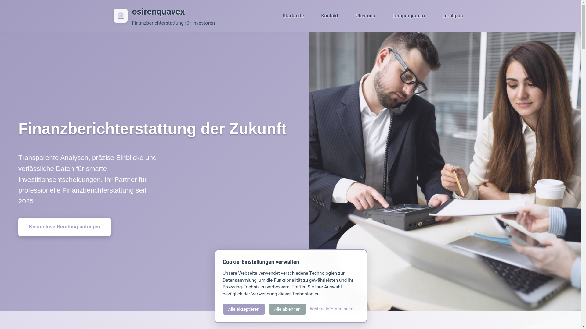 website screenshot of https://osirenquavex.com/