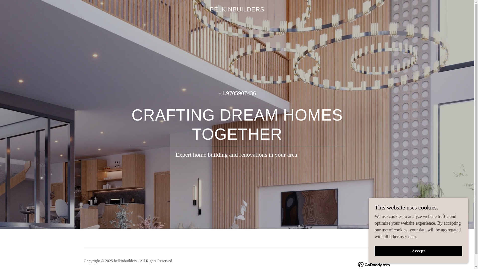 website screenshot of https://belkinbuilders.com/