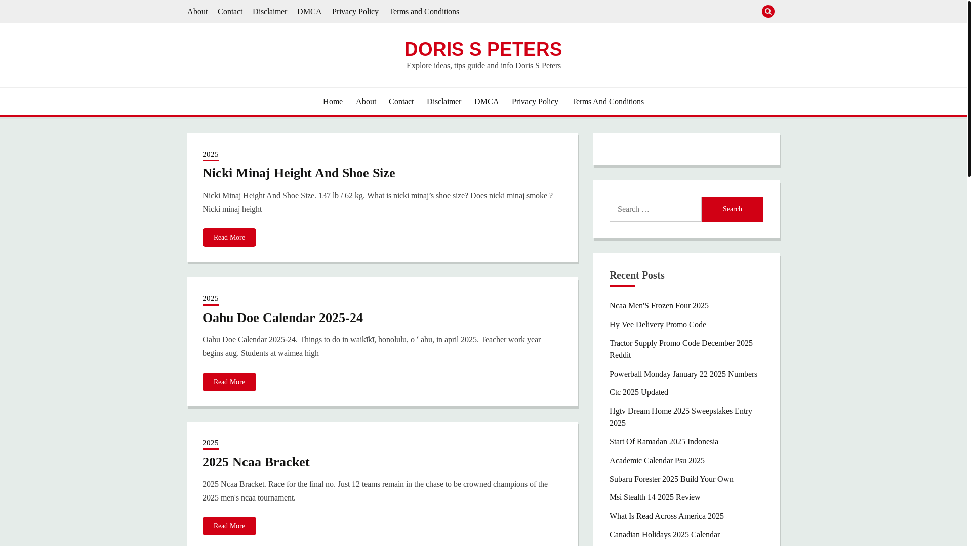 website screenshot of https://dorisspetersl.pages.dev/