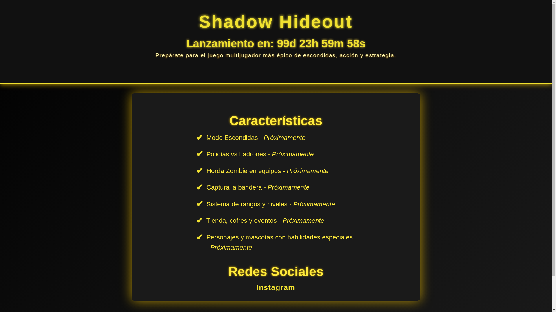 website screenshot of https://shadowhideout.pages.dev/