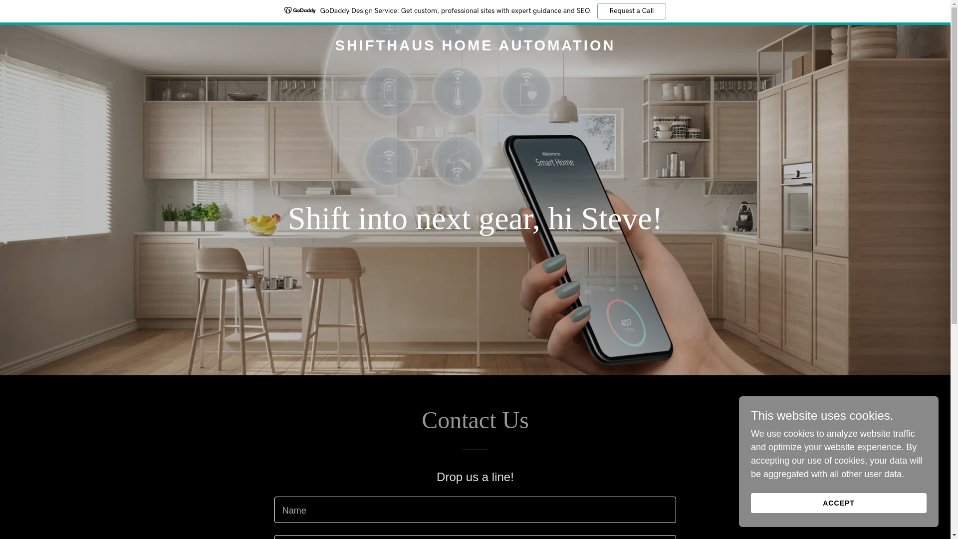 website screenshot of https://shifthaus.com.au/