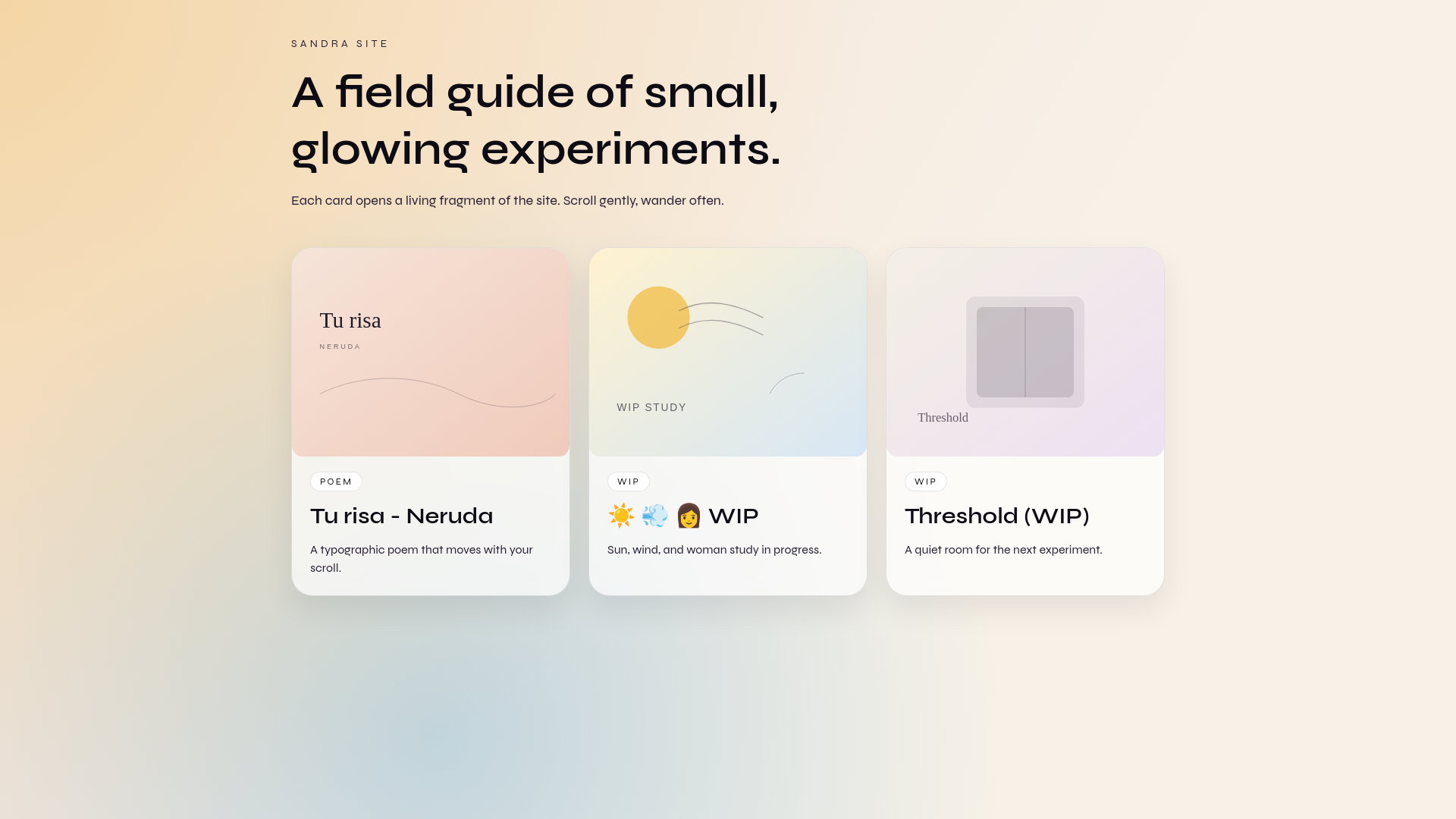 website screenshot of https://sandra-site-cak.pages.dev/