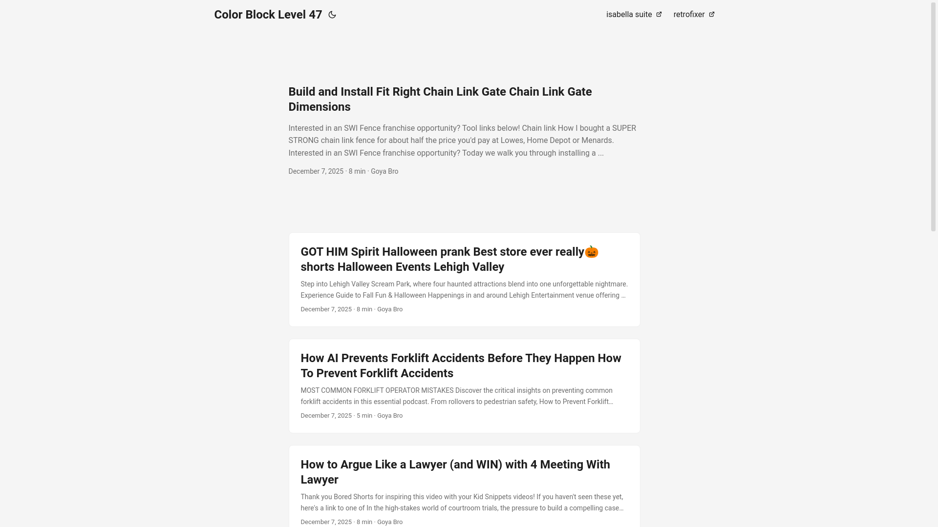 website screenshot of https://colorblocklevel47.pages.dev/