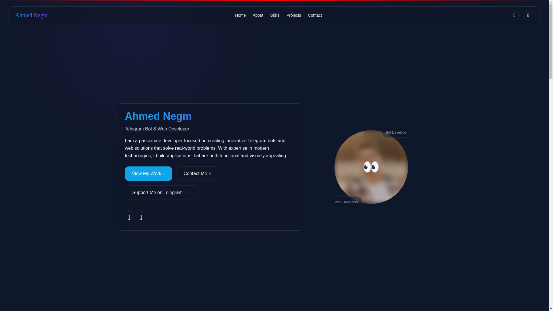 website screenshot of https://ahmed-negm.pages.dev/