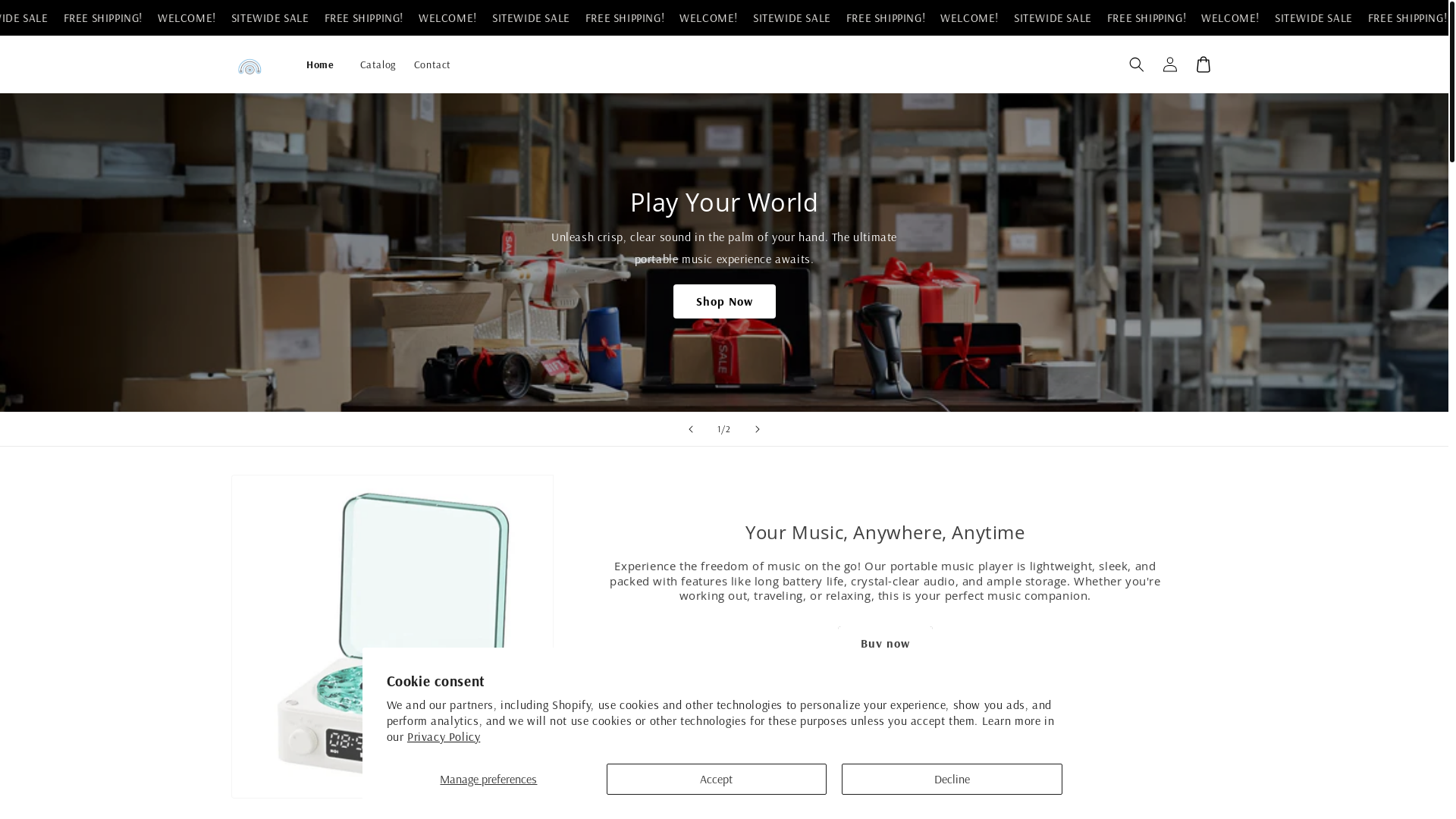 website screenshot of https://e-hubstudio.store/