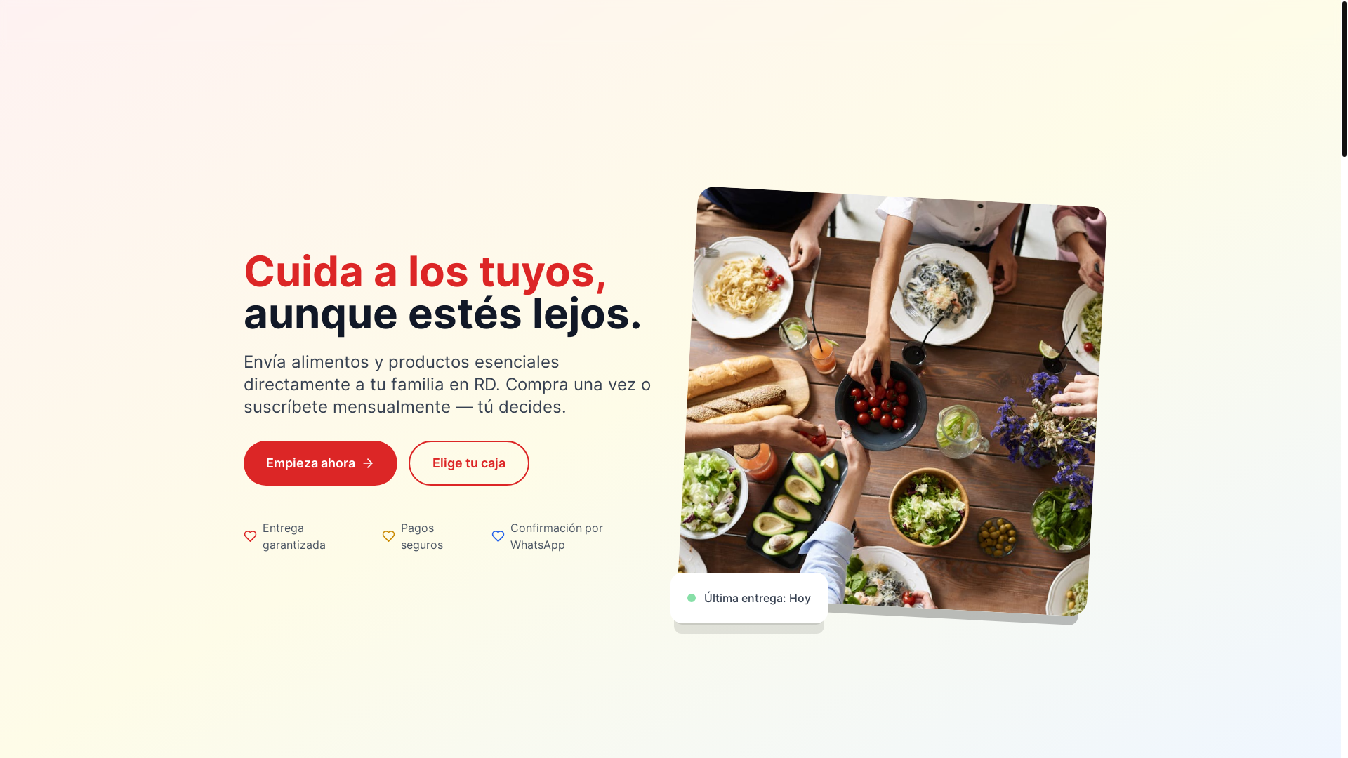 website screenshot of https://cajacarino.com/