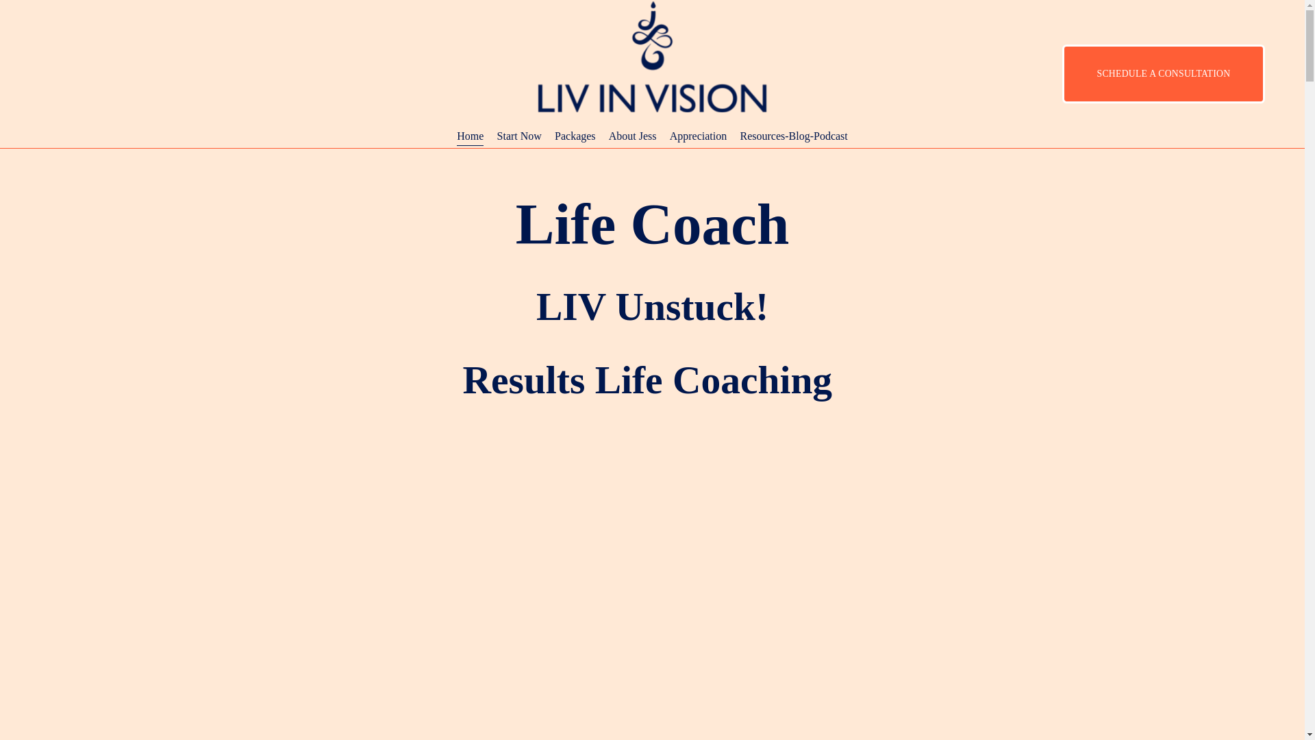 website screenshot of https://livinvision.org/
