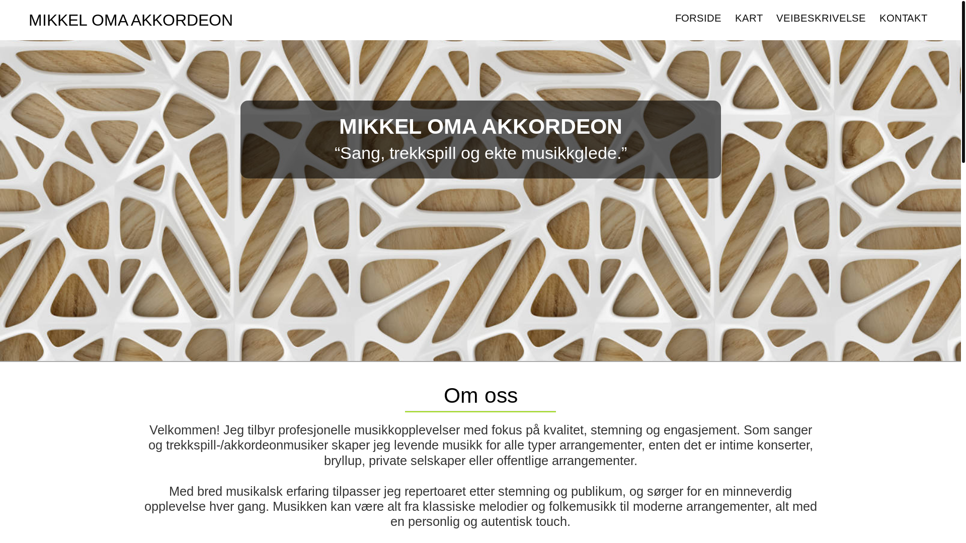 website screenshot of https://omaakkordeon.no/