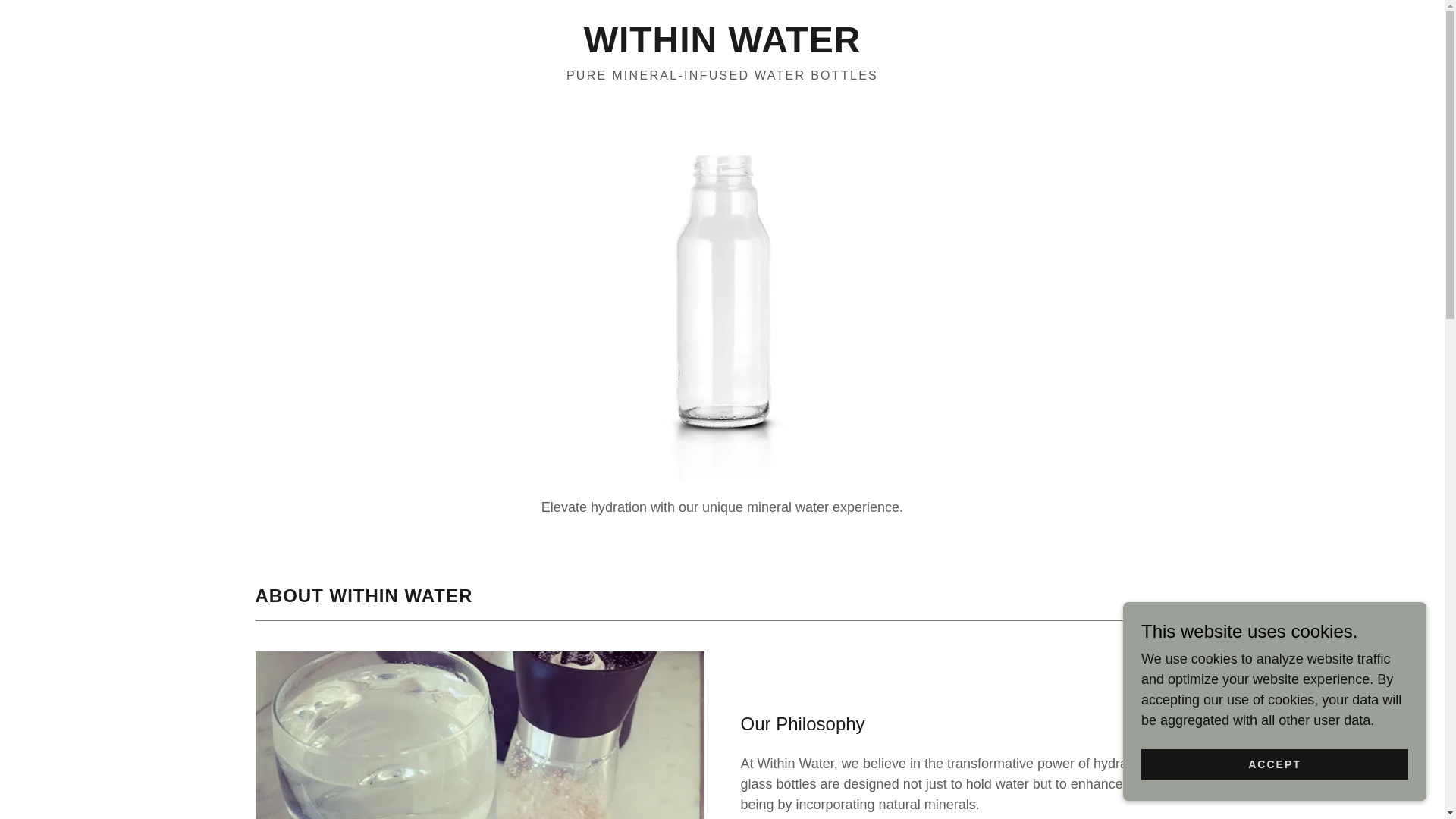 website screenshot of https://within-water.com/
