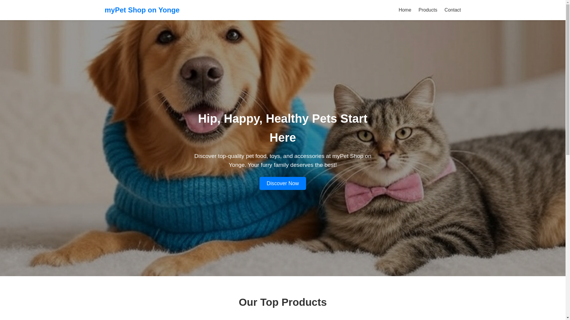 website screenshot of https://mypetshops-site.pages.dev/