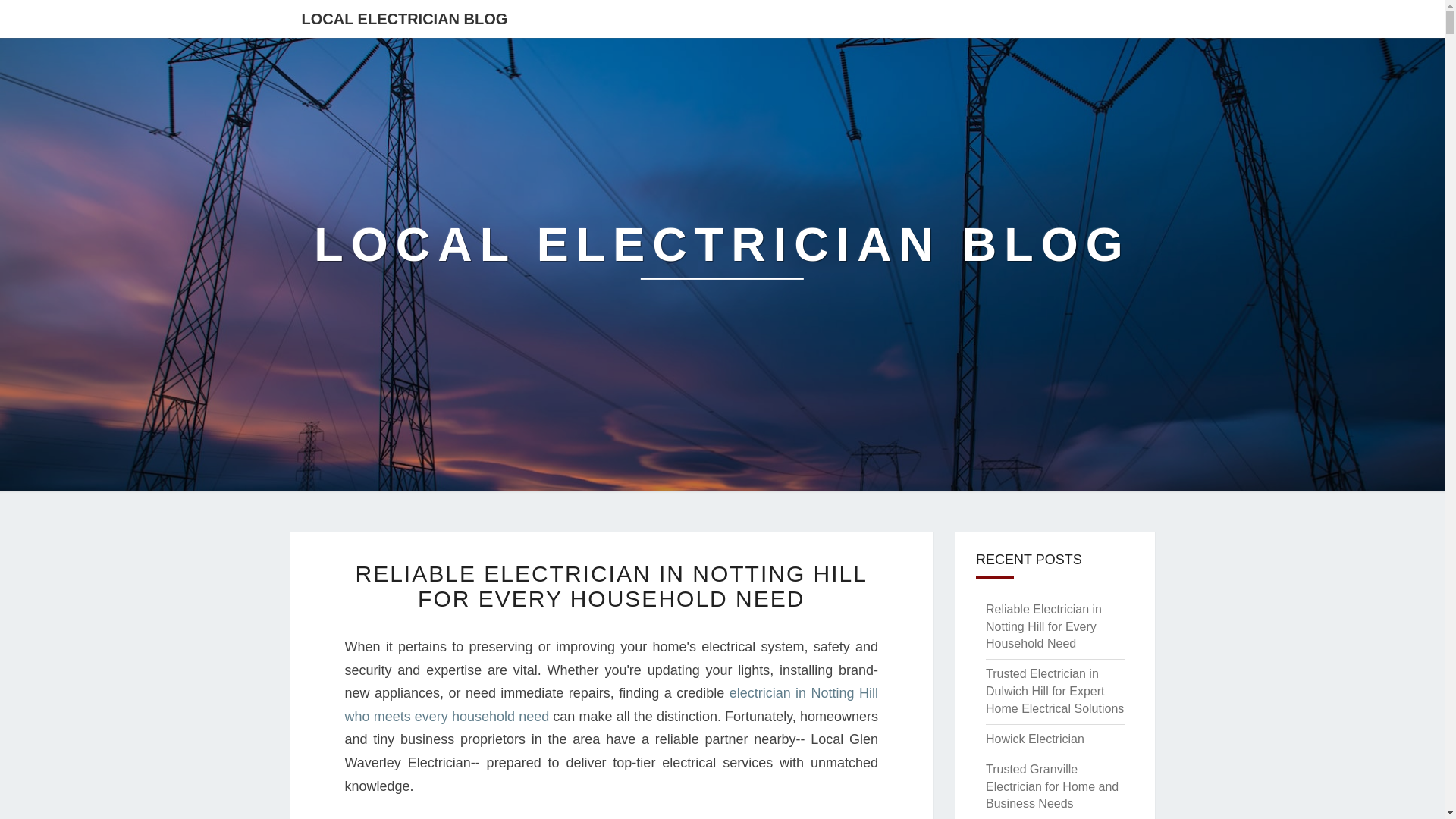 website screenshot of https://localelectricianblog.pages.dev/