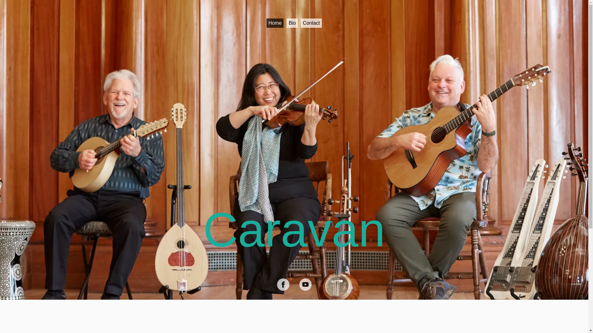 website screenshot of https://caravanworldmusic.com/