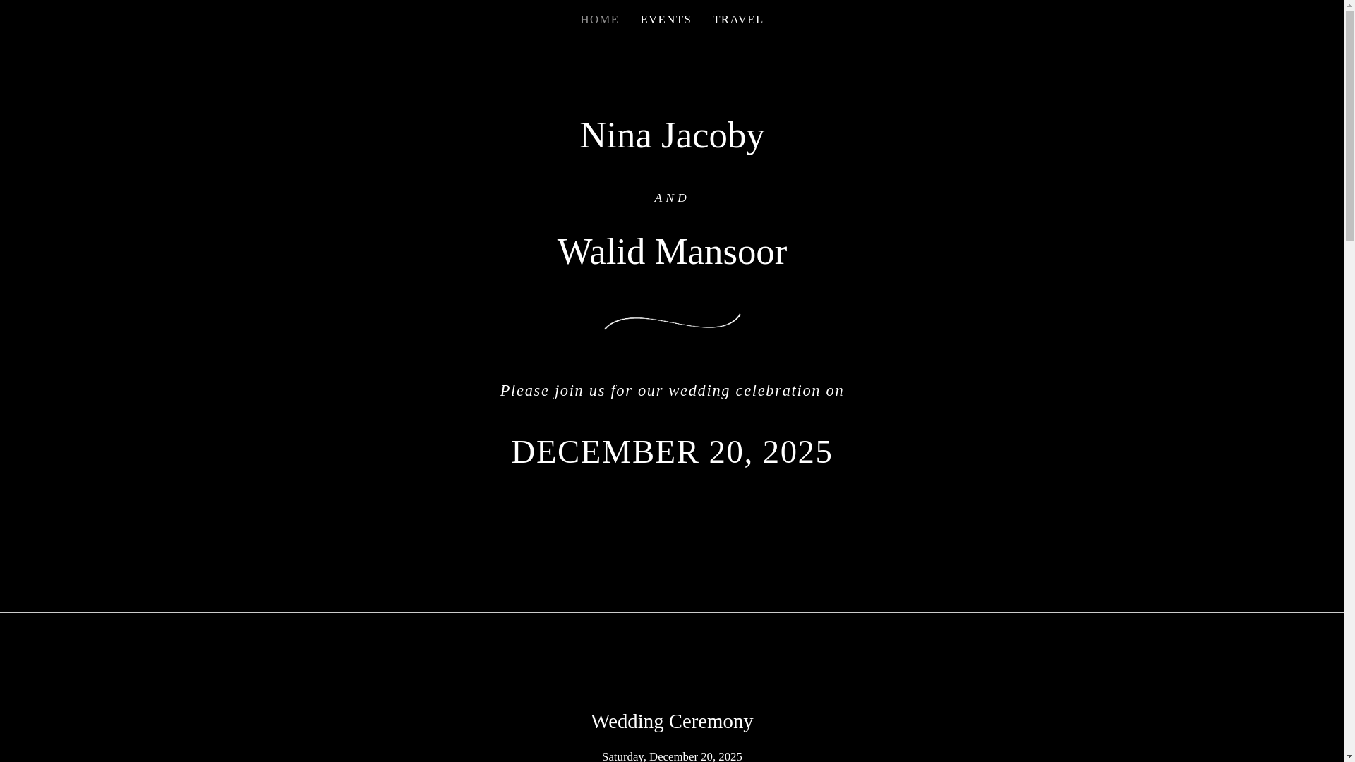 website screenshot of https://ninaandwalid.com/
