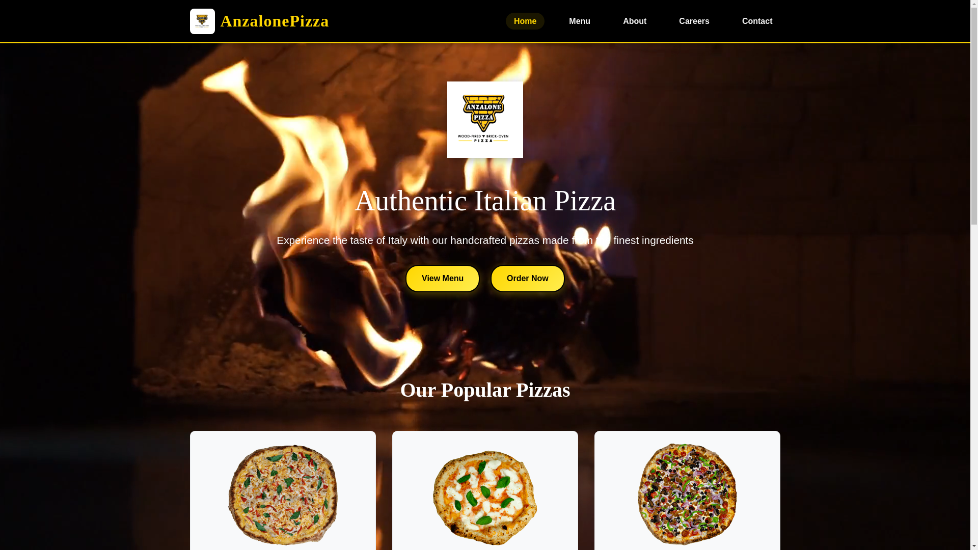 website screenshot of https://anzalonepizza-93p.pages.dev/