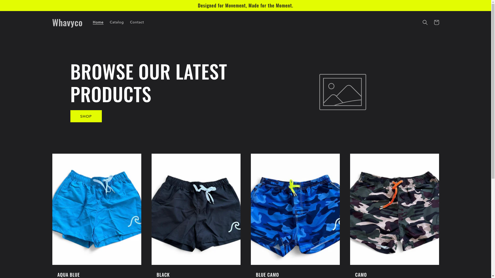 website screenshot of https://whavycoswim.com/