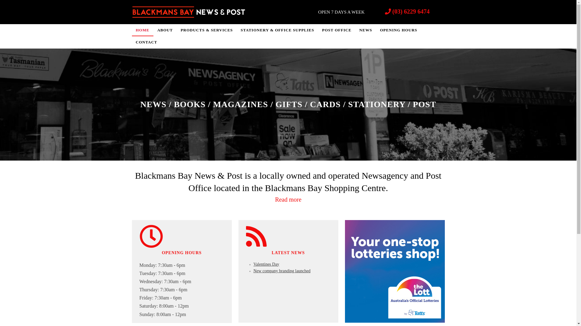 website screenshot of https://blackmansbaynewsandpost.online/