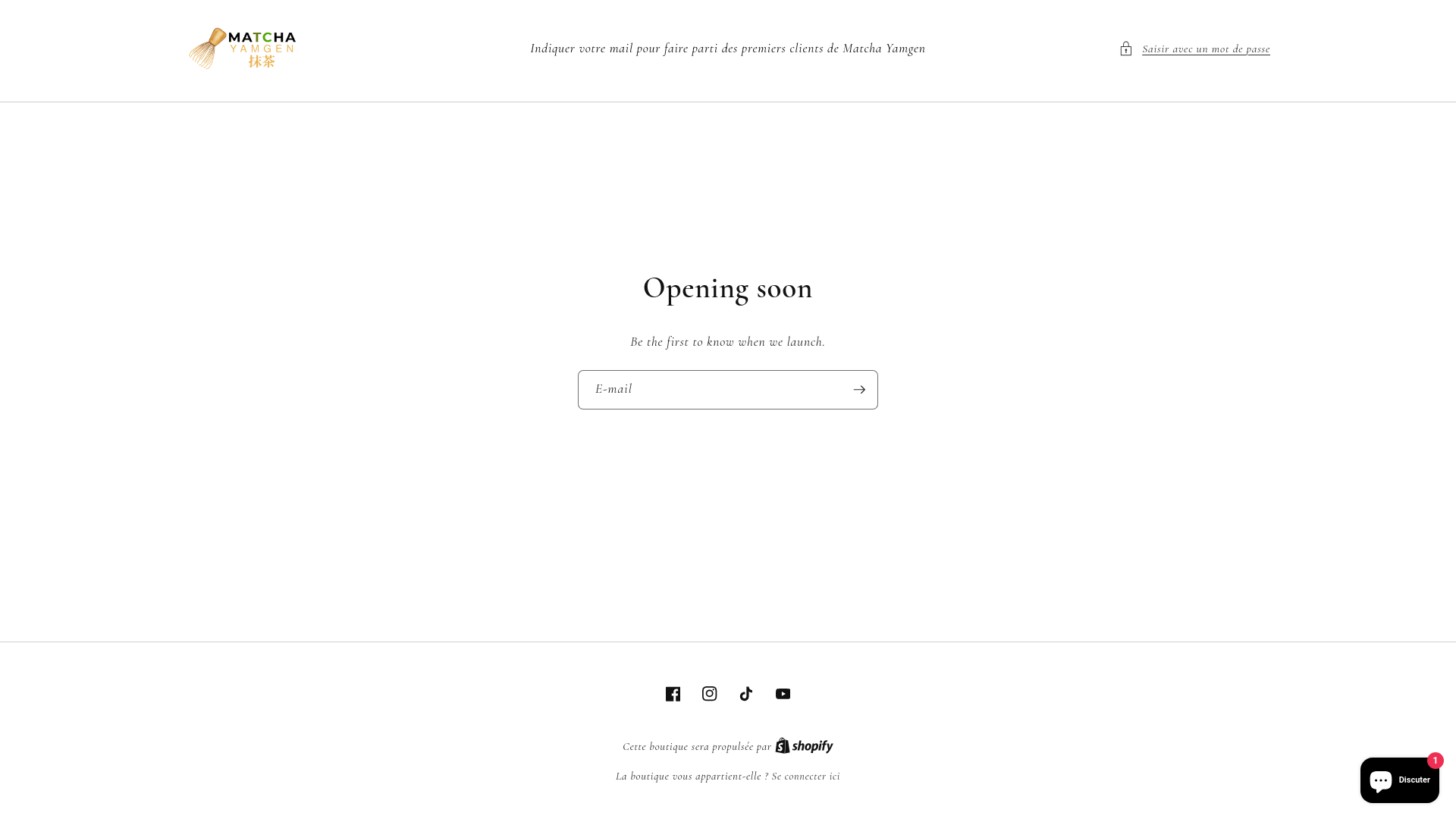website screenshot of https://yamgen-matcha.com/