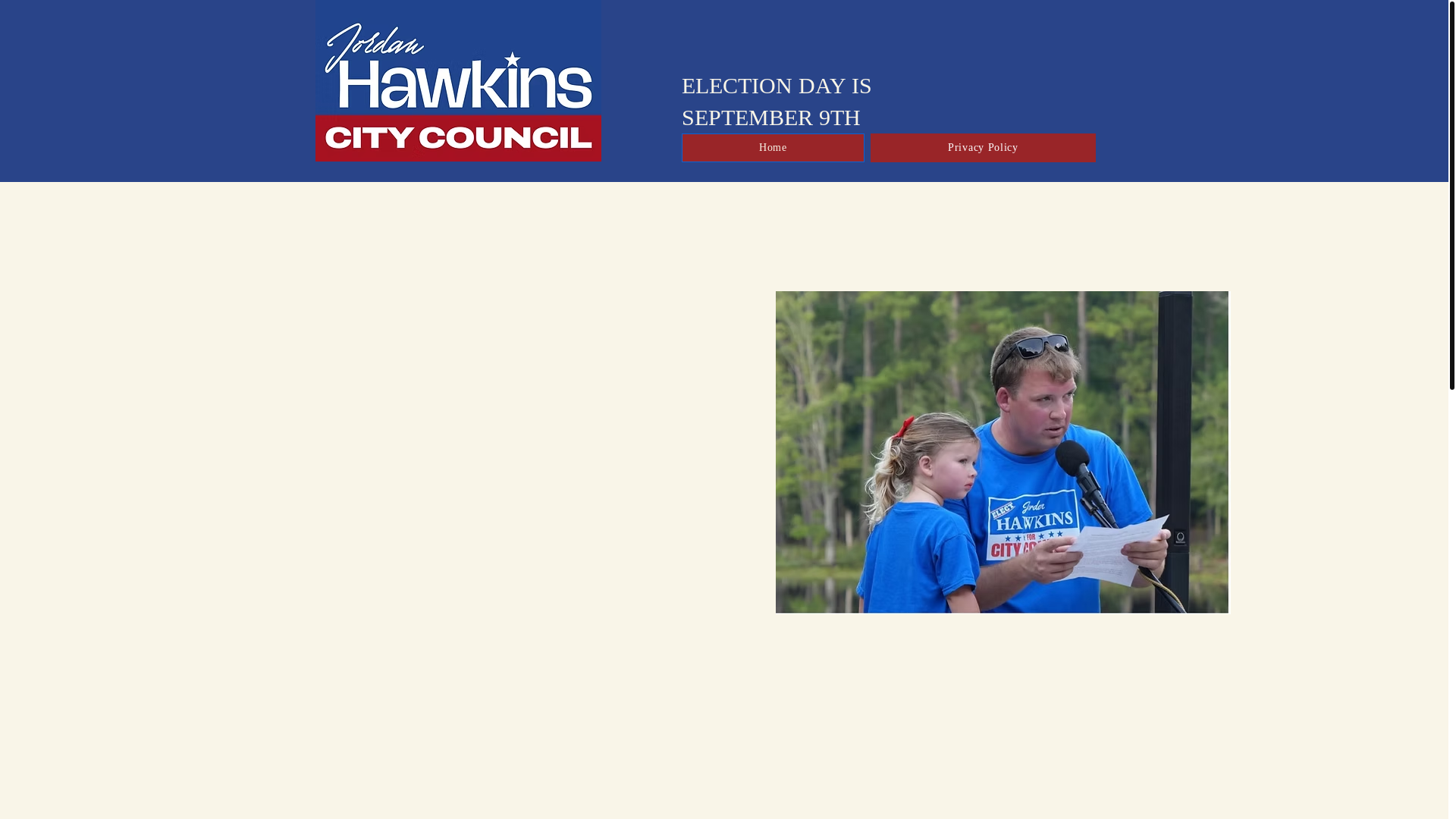 website screenshot of https://hawkinsfororangeburg.com/