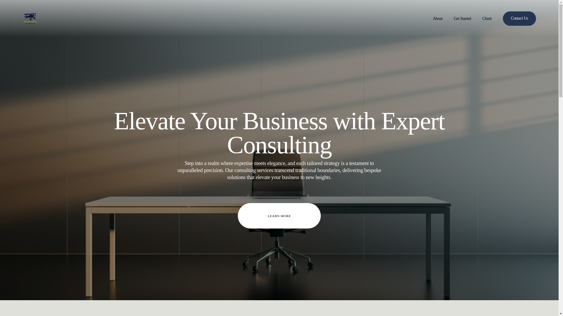 website screenshot of https://highwindwealthmanagement.com/