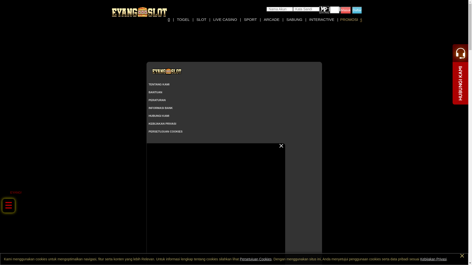 website screenshot of https://eyangmerdeka.life/
