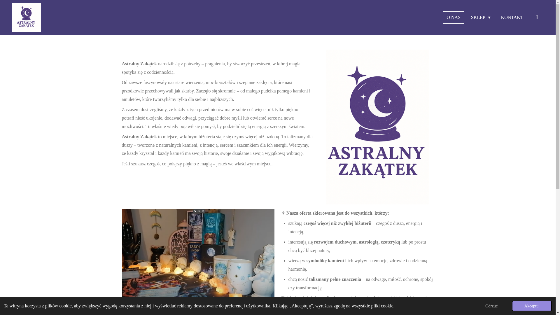 website screenshot of https://astralnyzakatek.pl/