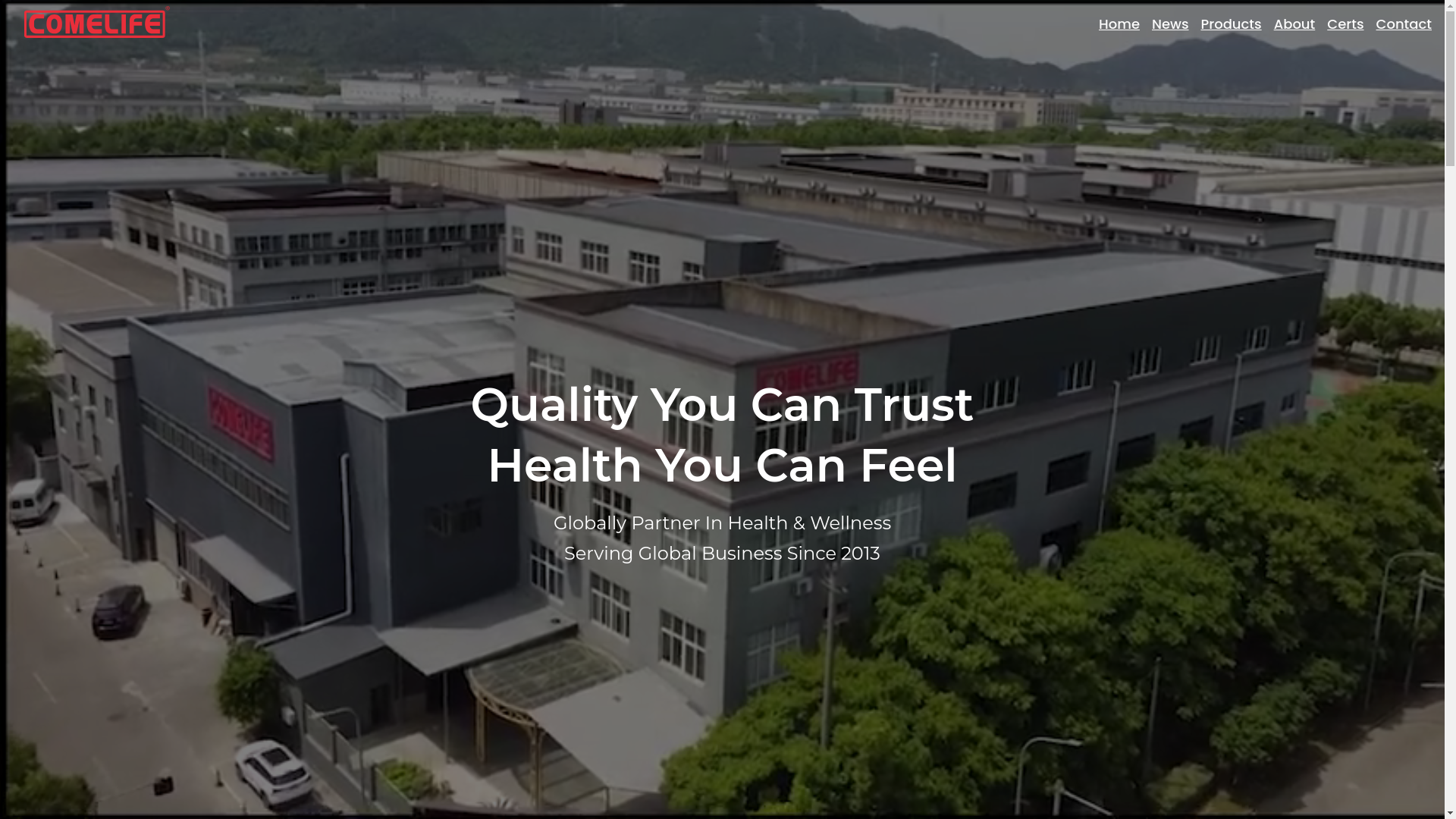 website screenshot of https://comelife.pages.dev/