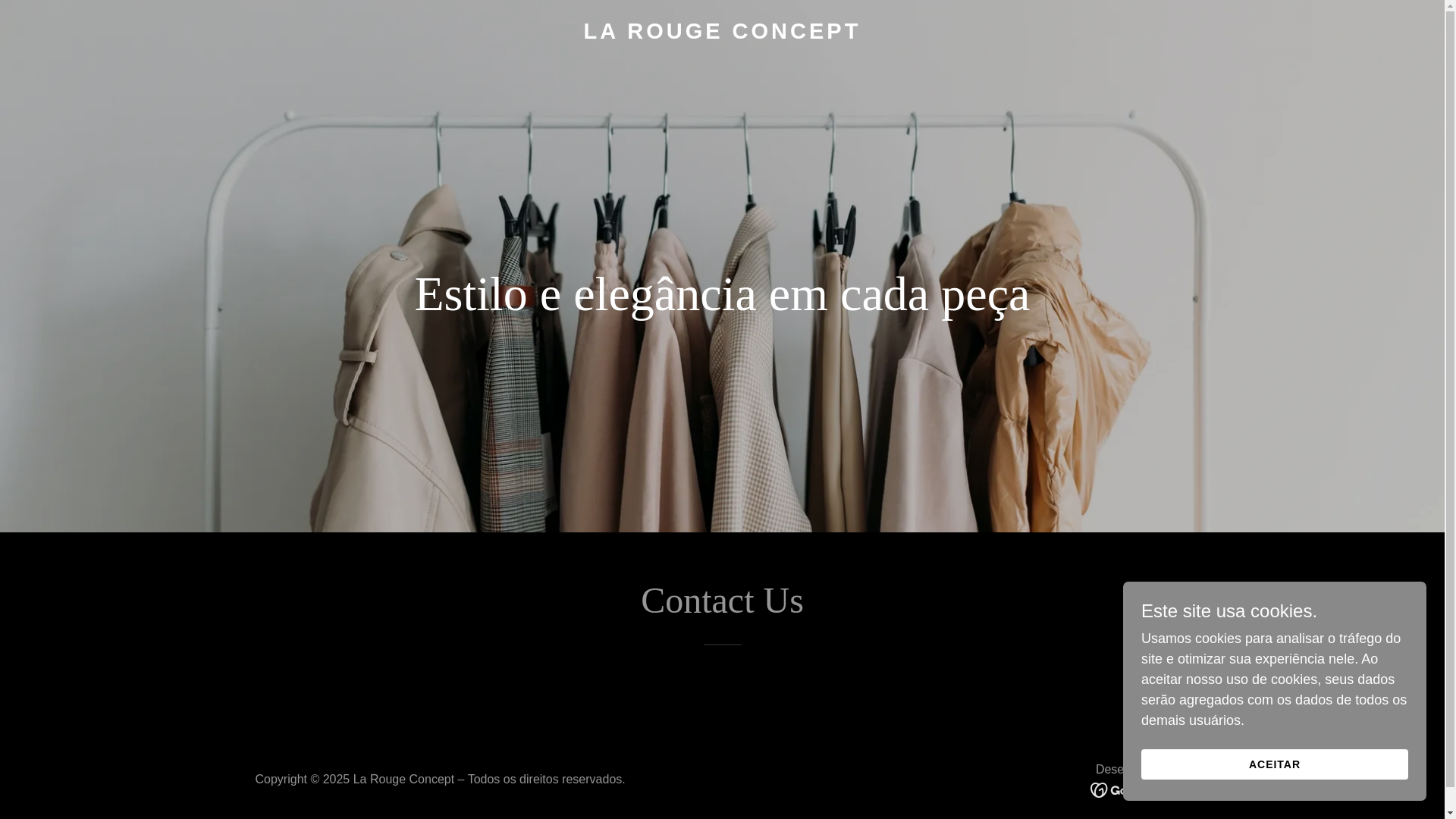 website screenshot of https://larougeconcept.com.br/