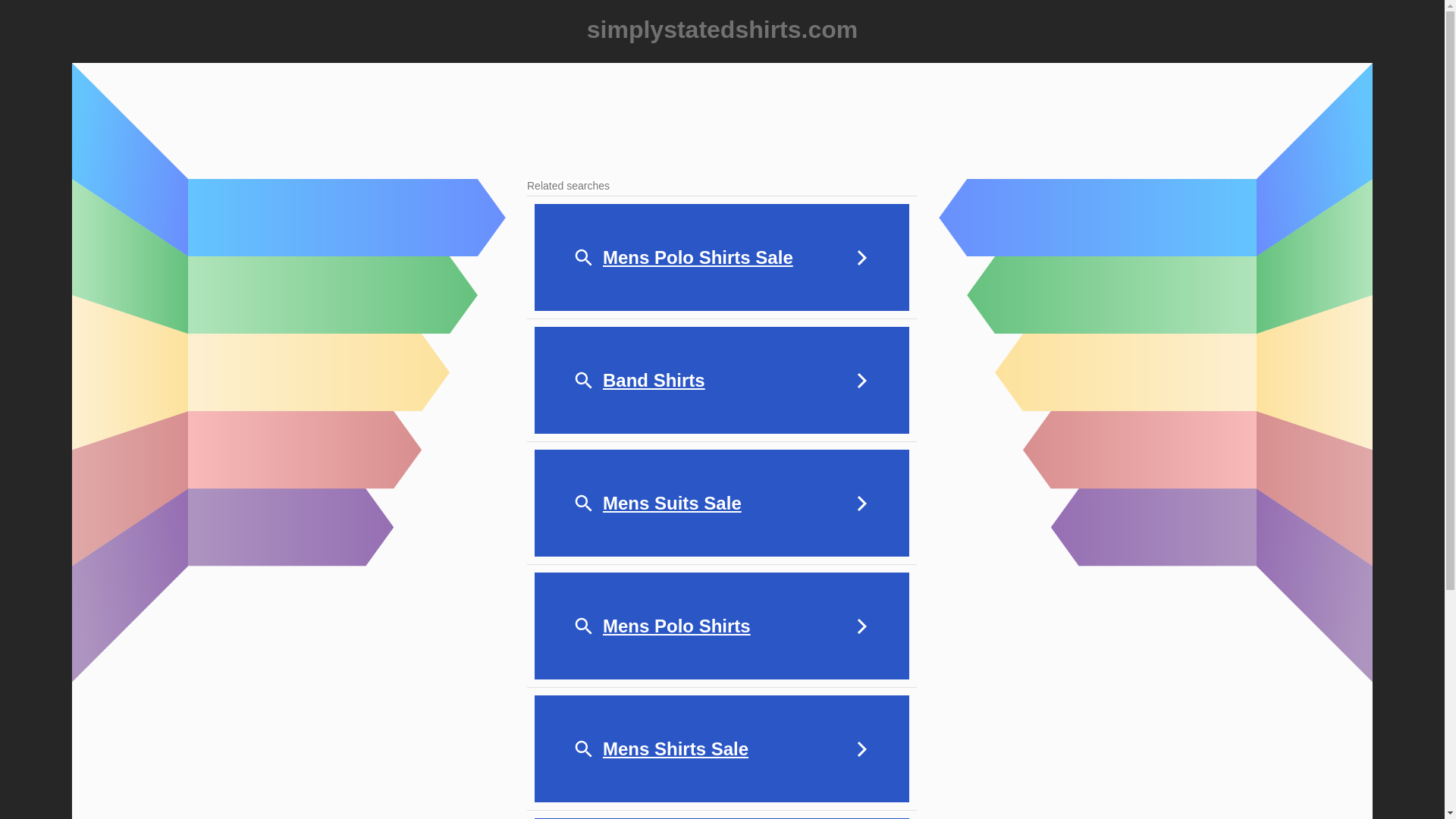 website screenshot of https://simplystatedshirts.com/